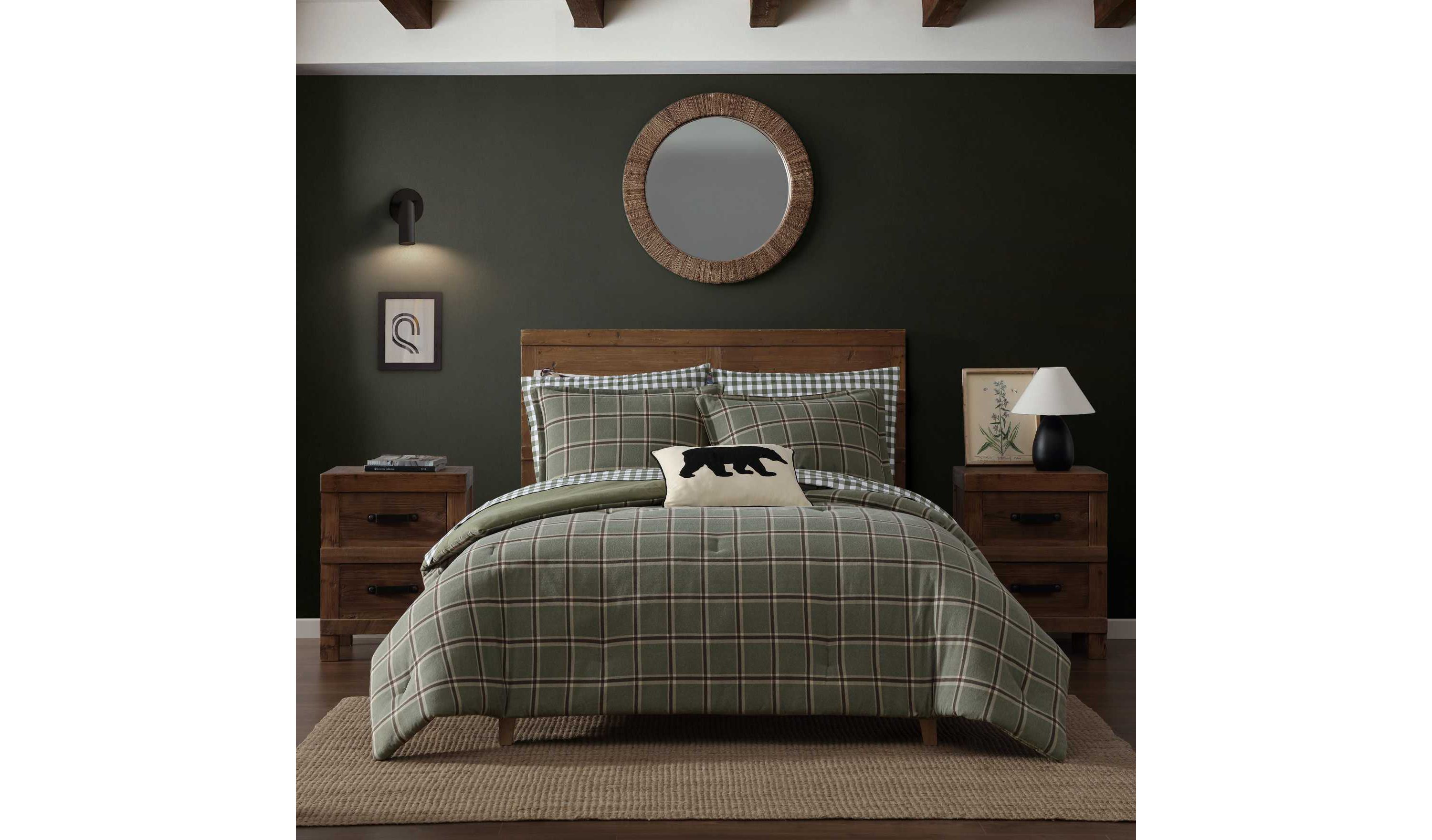 Alpine Plaid Cotton Comforter Set