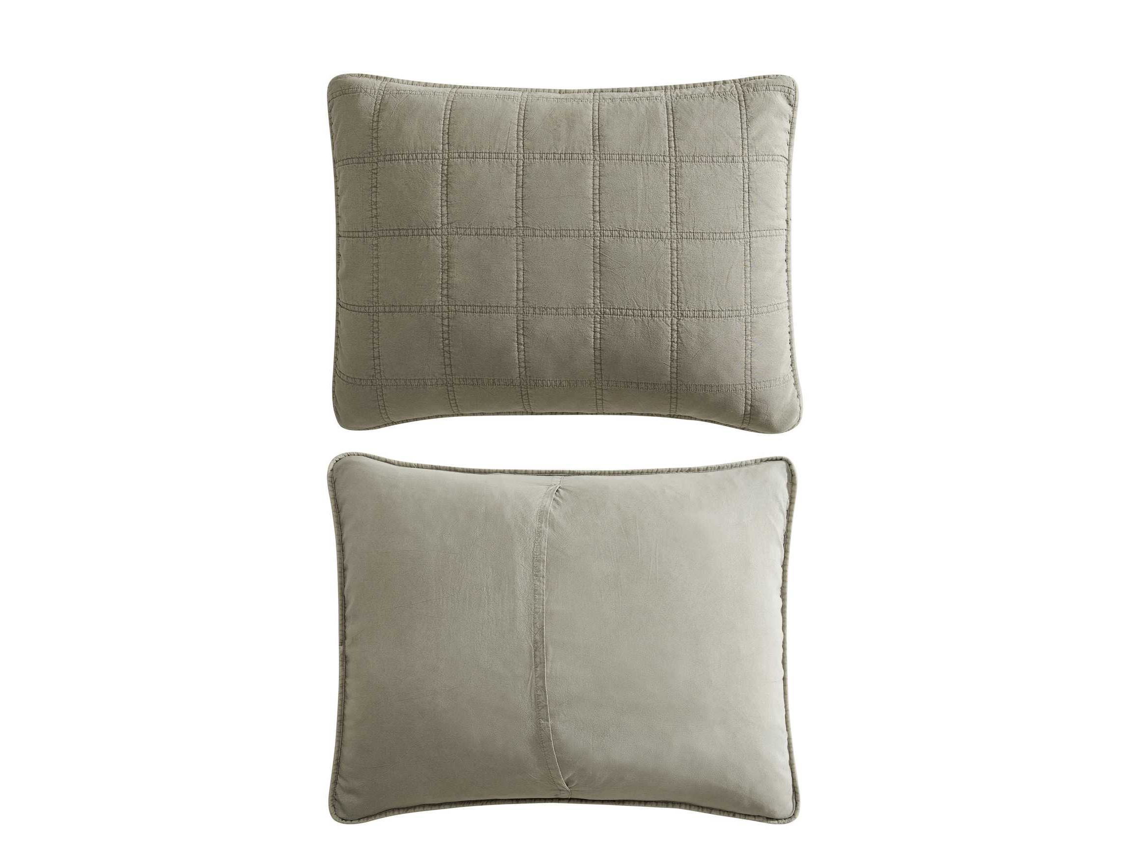 Stonewashed Microfiber Quilt Set