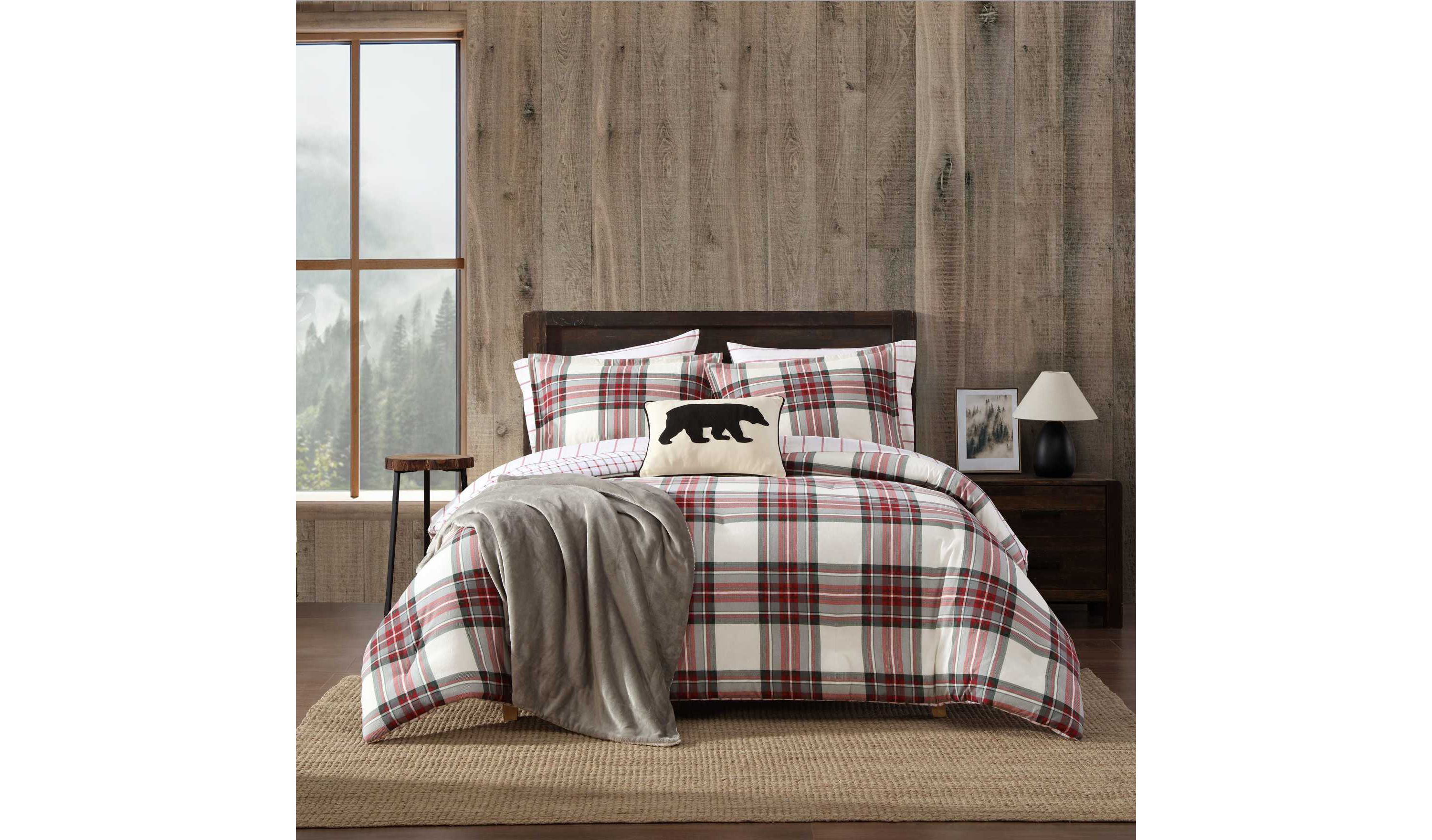 Serendipity Plaid Cotton Comforter Set