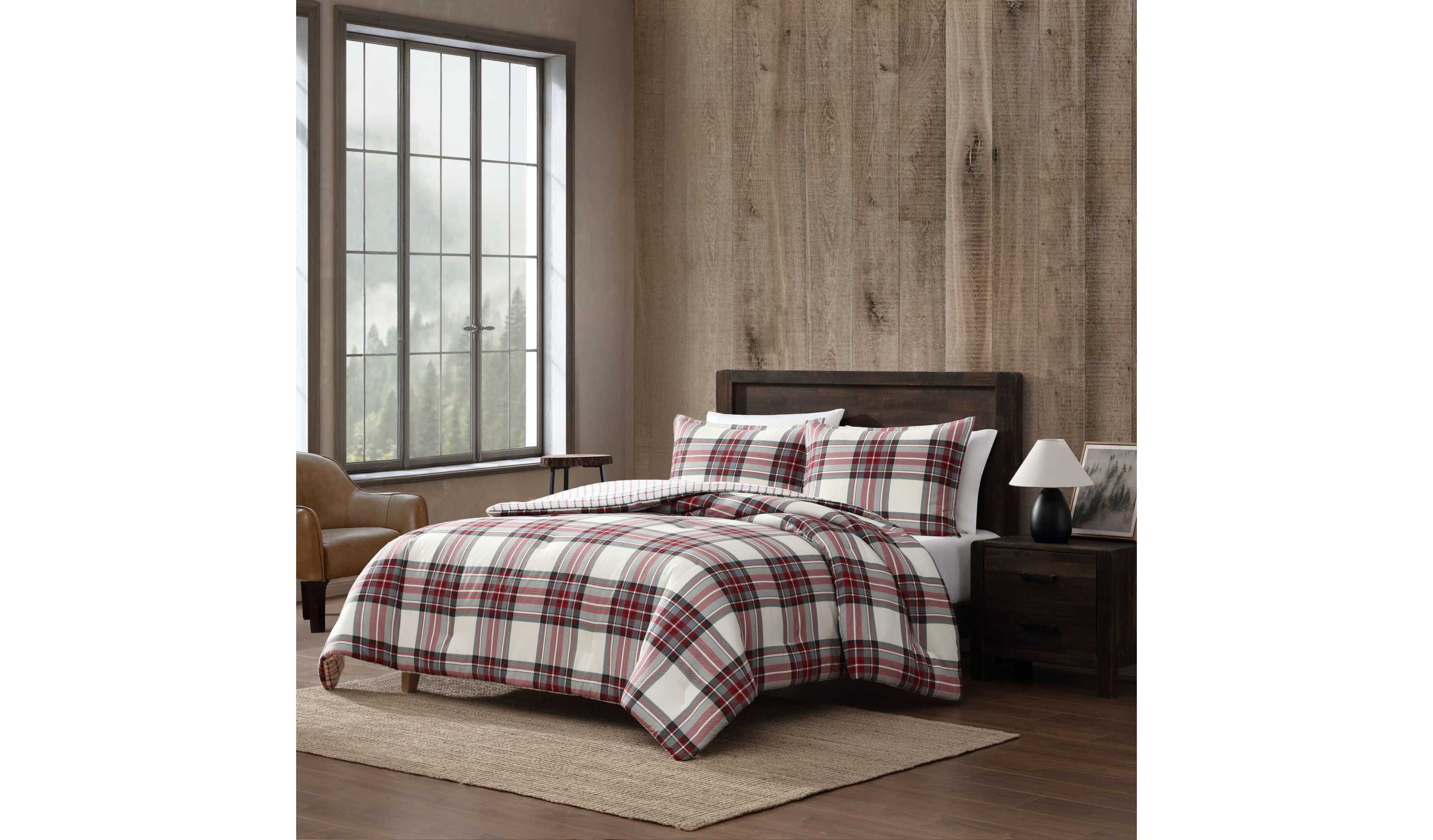 Serendipity Plaid Cotton Comforter Set
