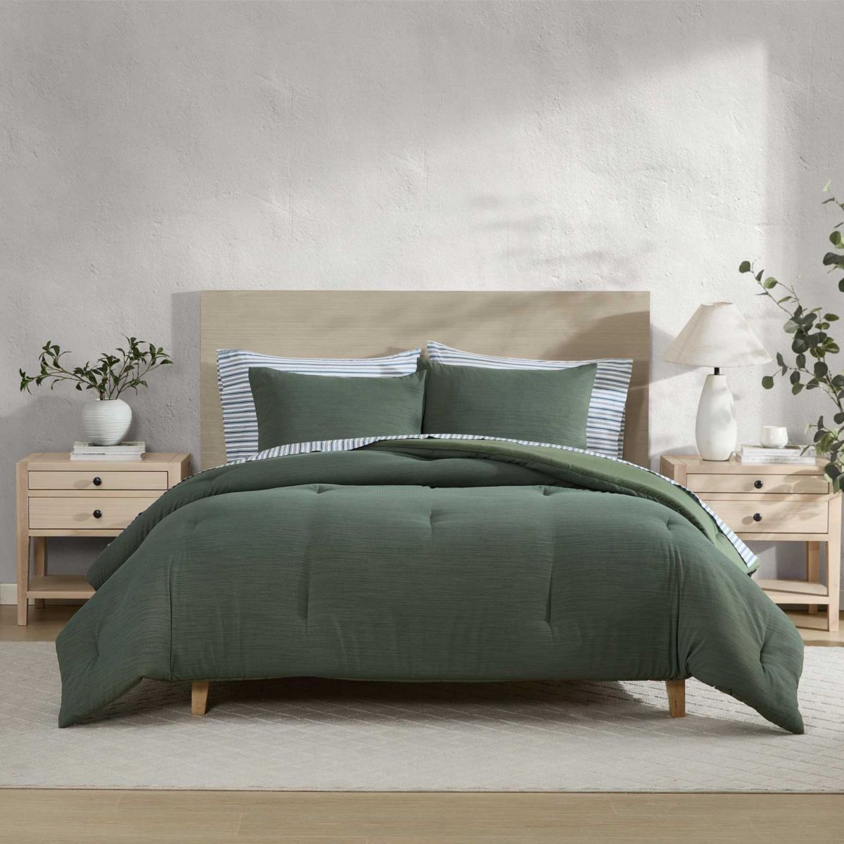 Herringbone Chenille Microfiber Duvet Set