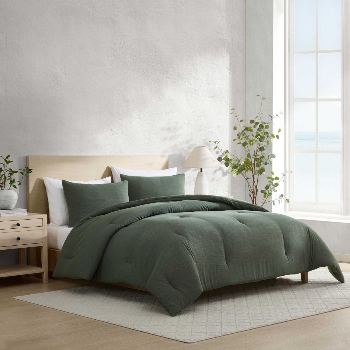 Herringbone Chenille Microfiber Duvet Set