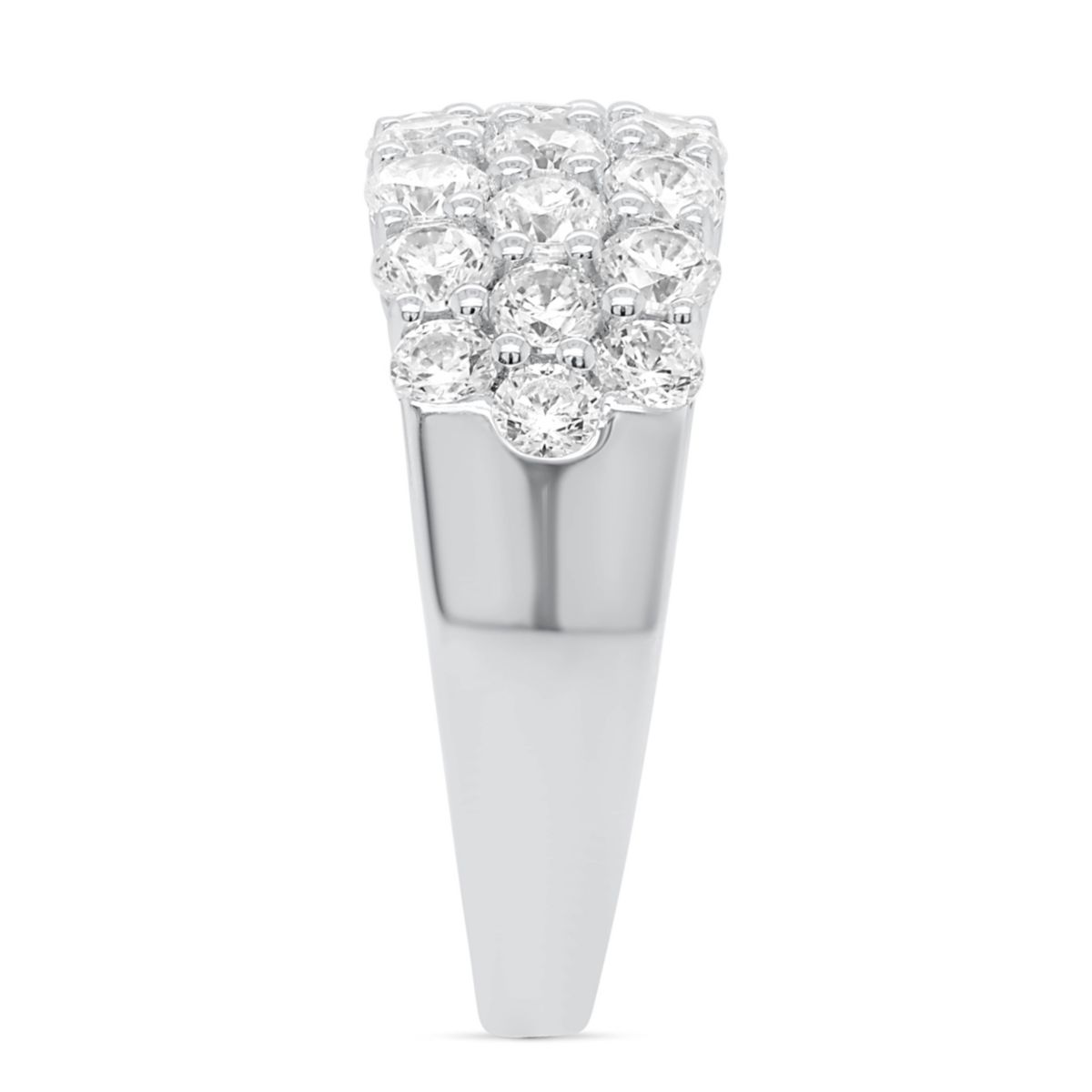 Lab Created 2CTW Lab Grown Diamond Statement Ring In Sterling Silver