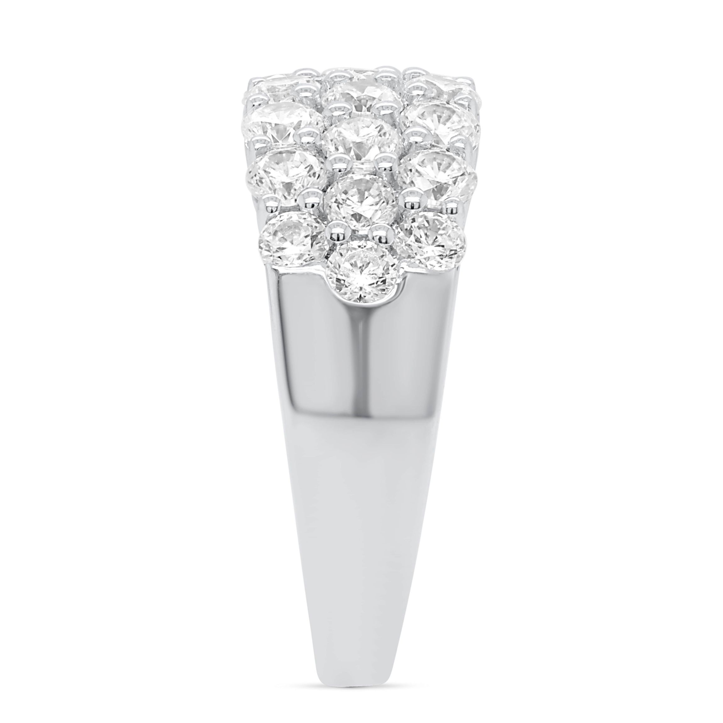 Lab Created 2CTW Lab Grown Diamond Statement Ring In Sterling Silver