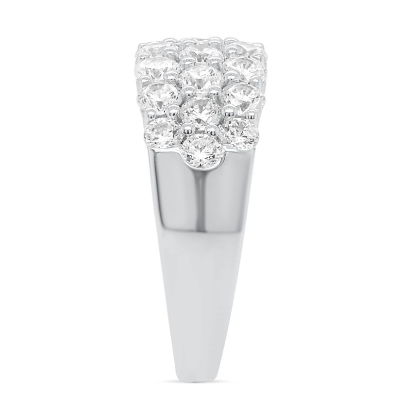 Lab Created 2CTW Lab Grown Diamond Statement Ring In Sterling Silver