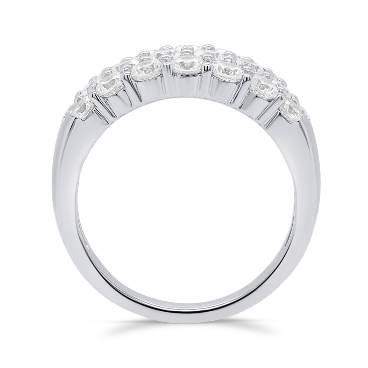 Lab Created 2CTW Lab Grown Diamond Statement Ring In Sterling Silver