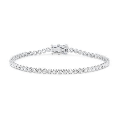 ETHIQUE Lab Created 2CTW Lab Grown Diamond Tennis Bracelet In Sterling Silver, White
