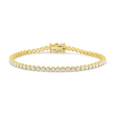 ETHIQUE Lab Created 2CTW Lab Grown Diamond Tennis Bracelet In Sterling Silver
