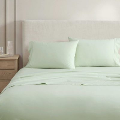 Martha Stewart The Skylands Collection Cotton Sheet Set Sage Full