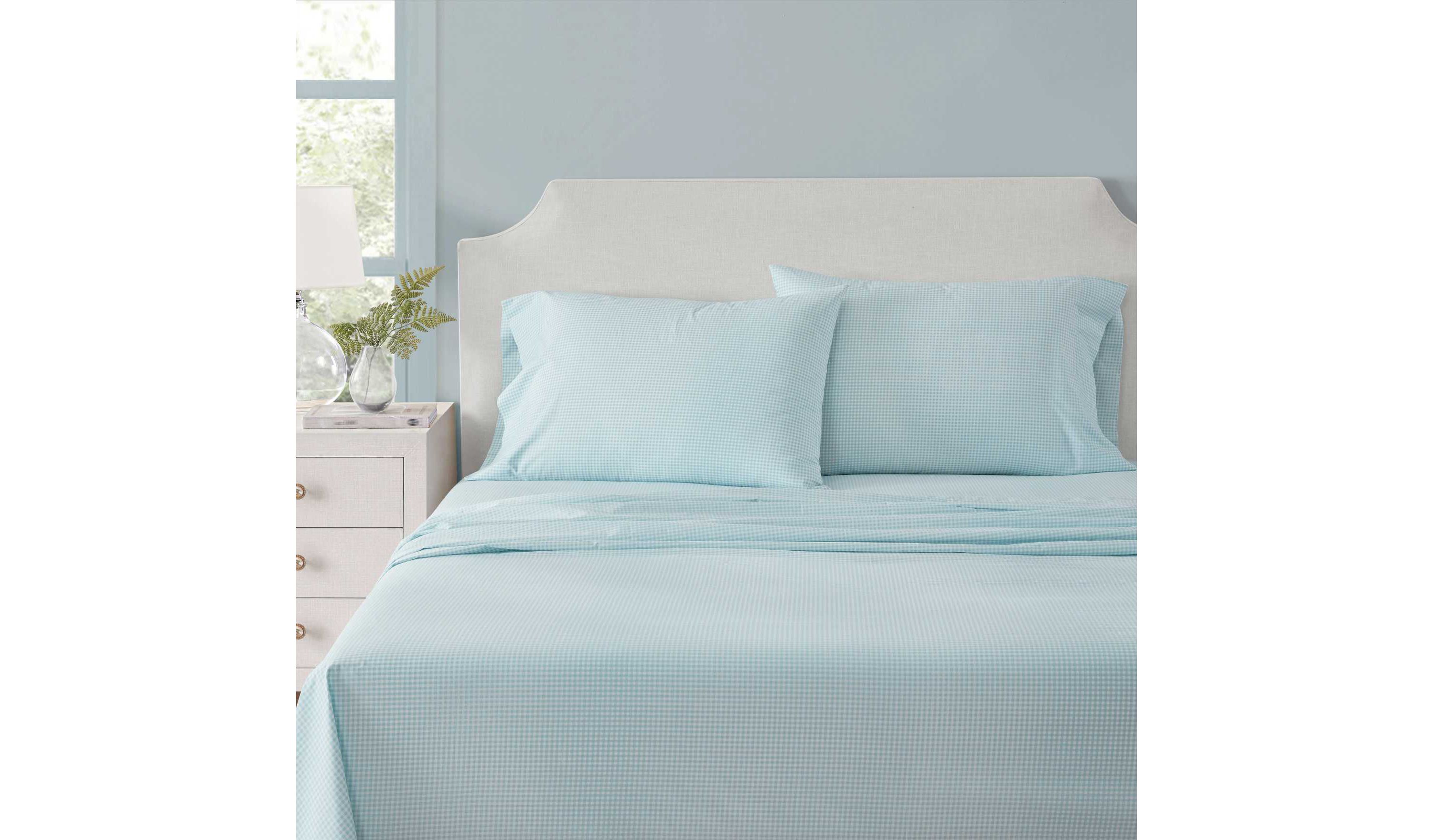 MS Core Small Gingham Cotton Sheet Set