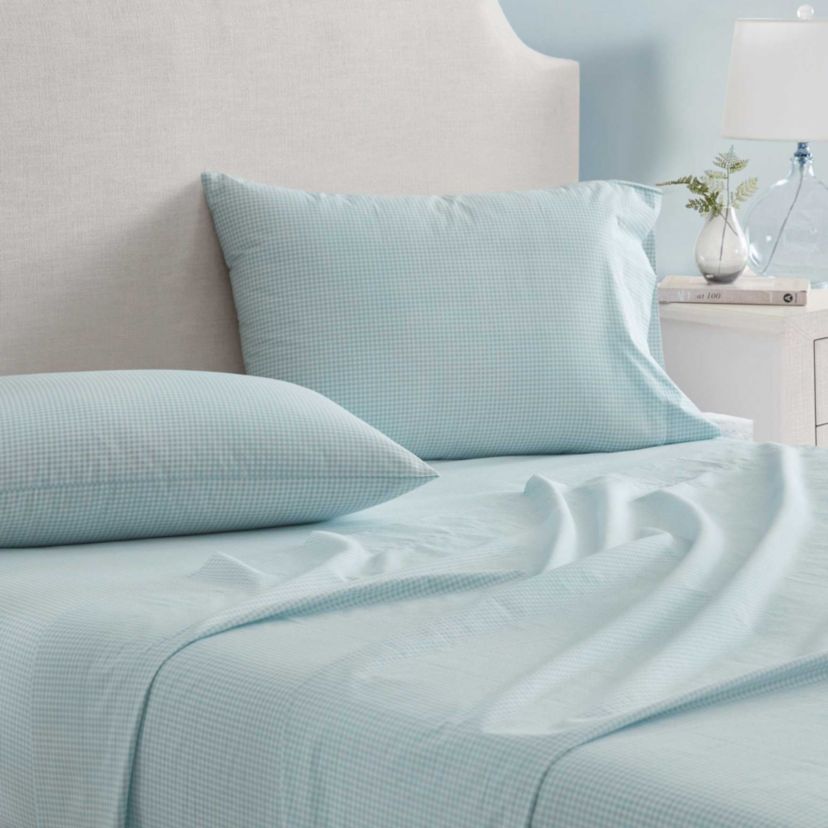 MS Core Small Gingham Cotton Sheet Set