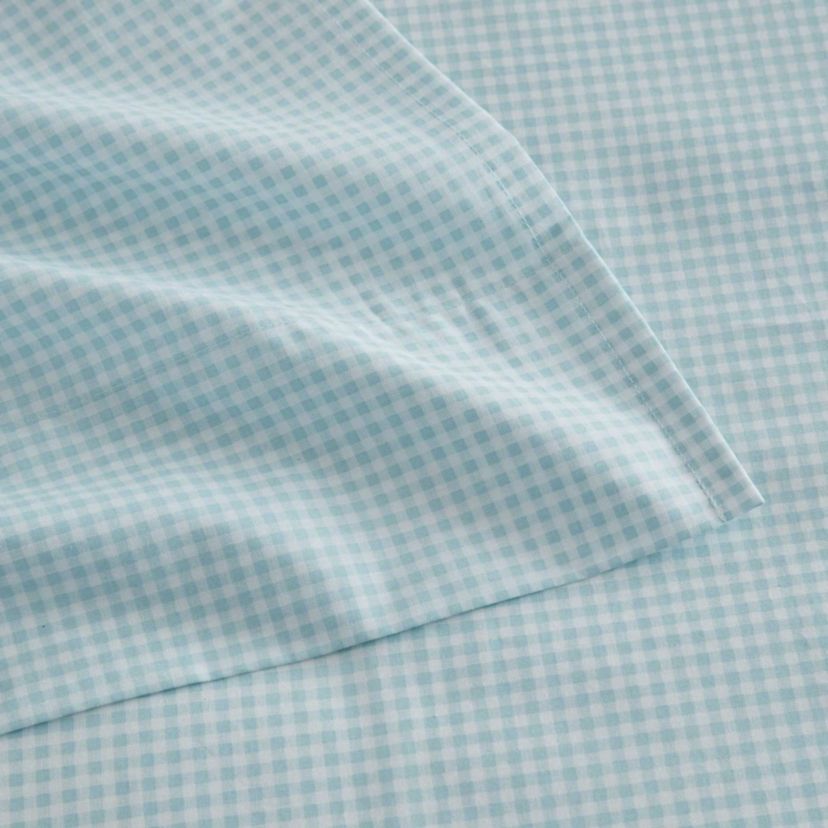 MS Core Small Gingham Cotton Sheet Set