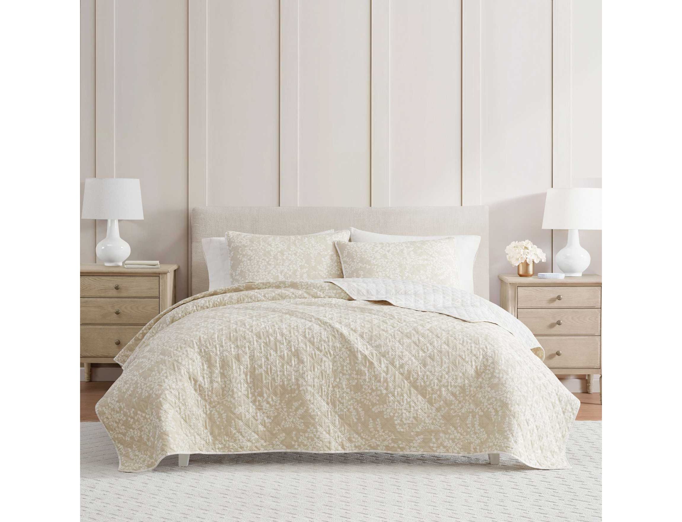 Layered Branches Cotton Quilt Set