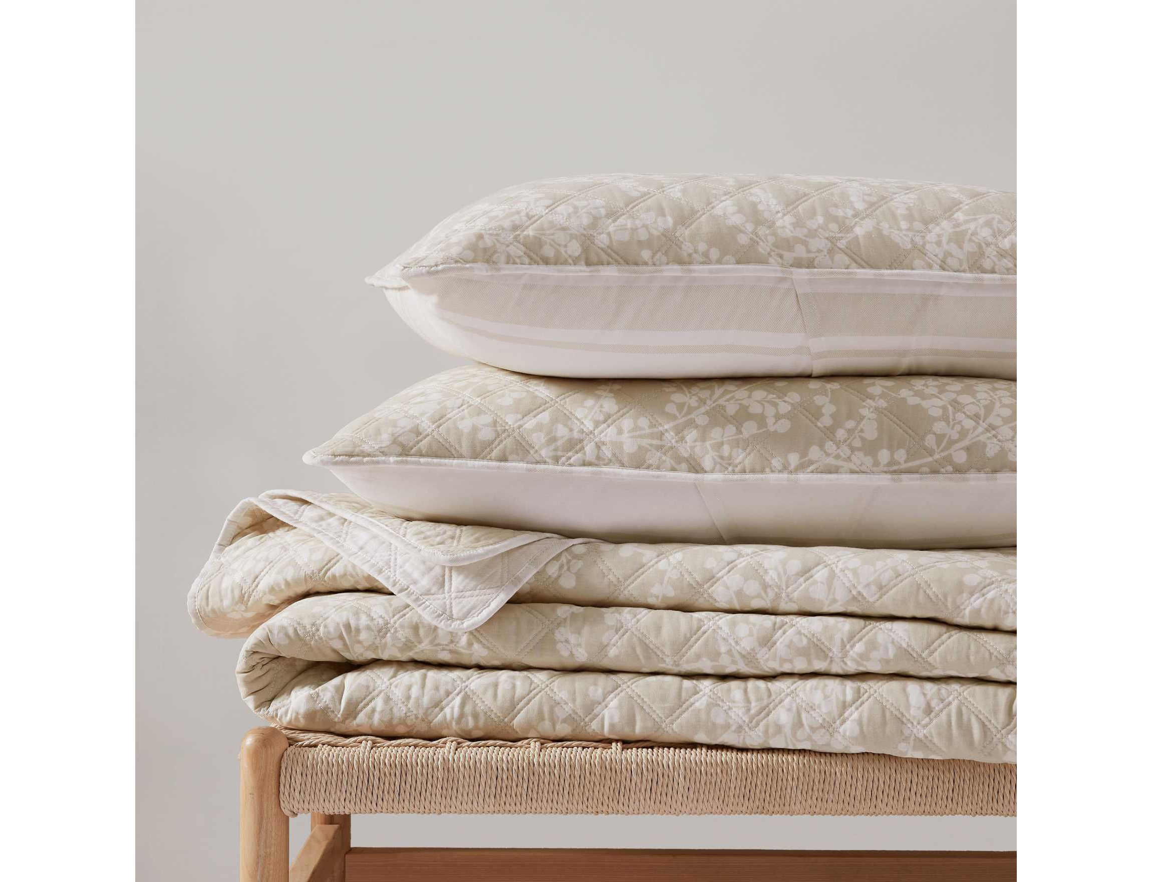 Layered Branches Cotton Quilt Set