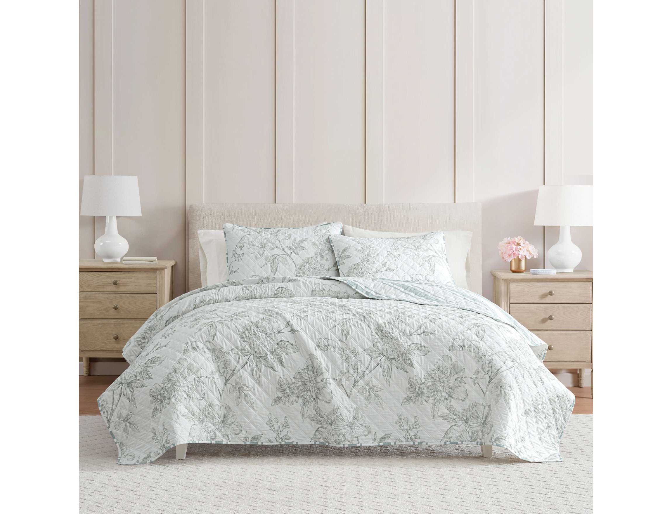 Vine Flora Cotton Quilt Set