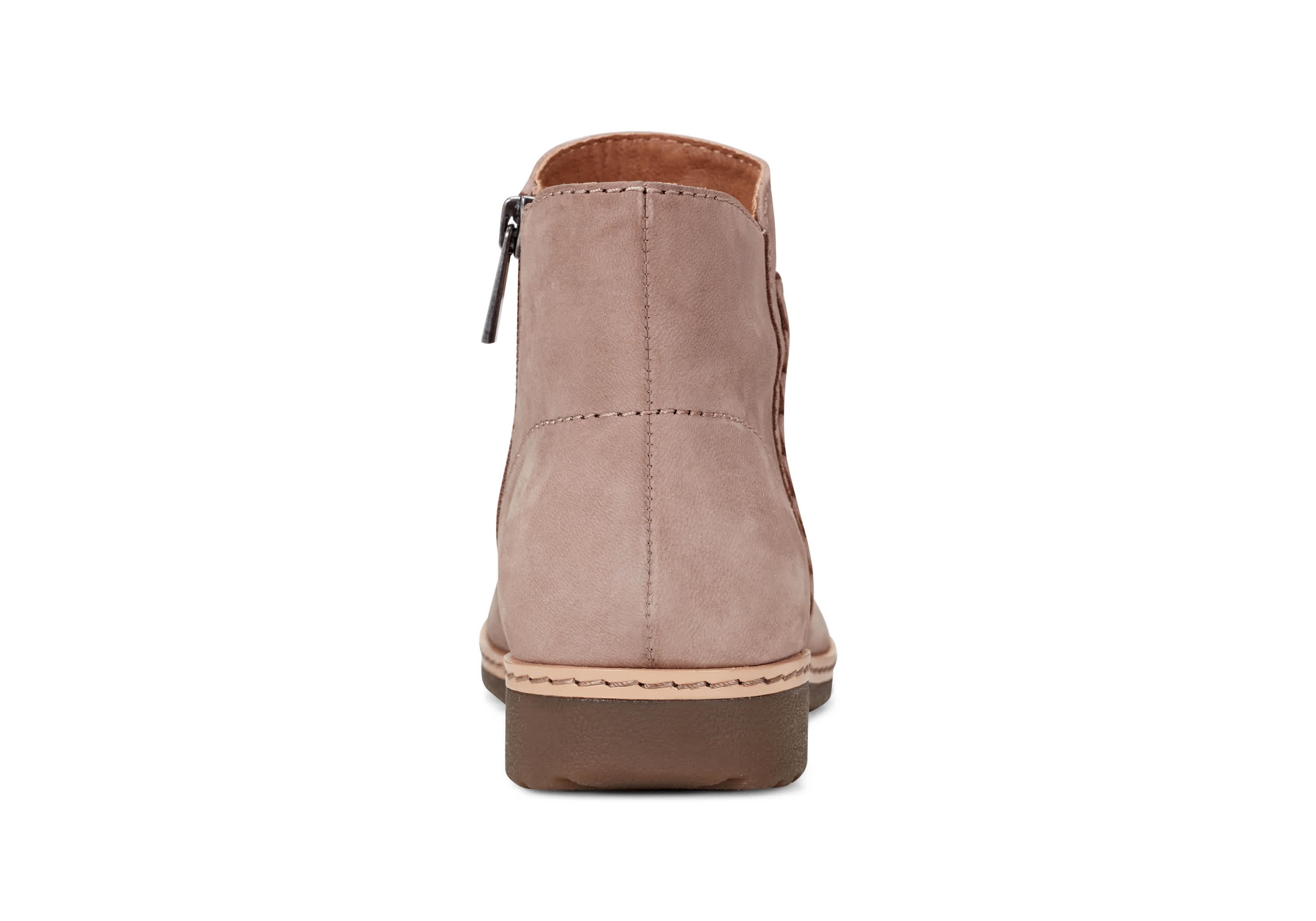 Hilaree Water Repellent Round Toe Ruched Casual Booties