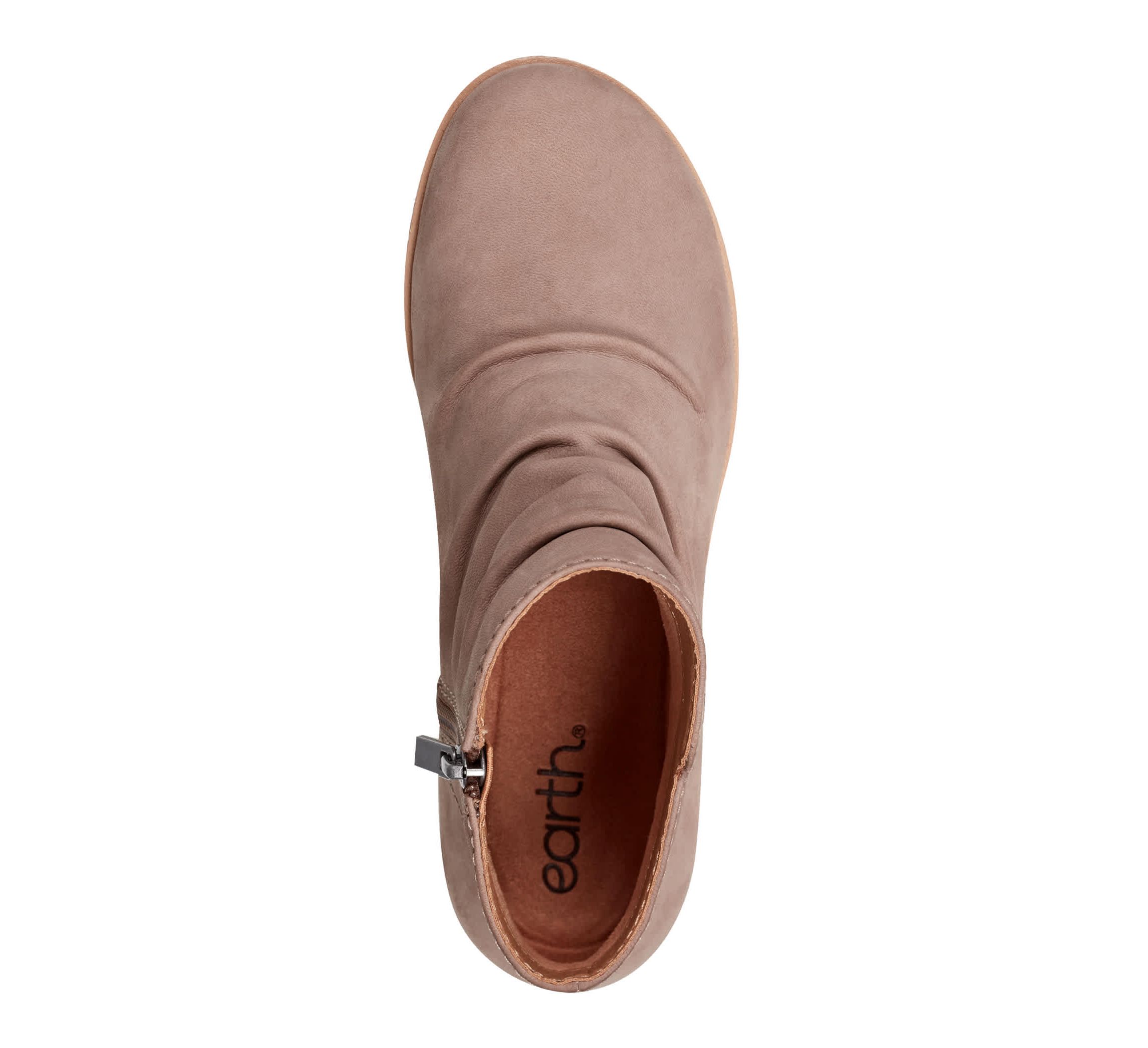 Hilaree Water Repellent Round Toe Ruched Casual Booties