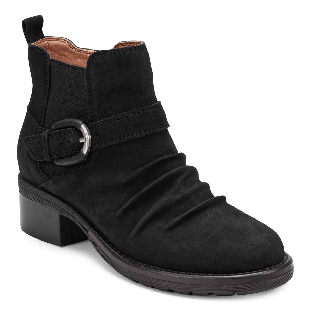 Zane Round Toe Block Heel Casual Ankle Booties
