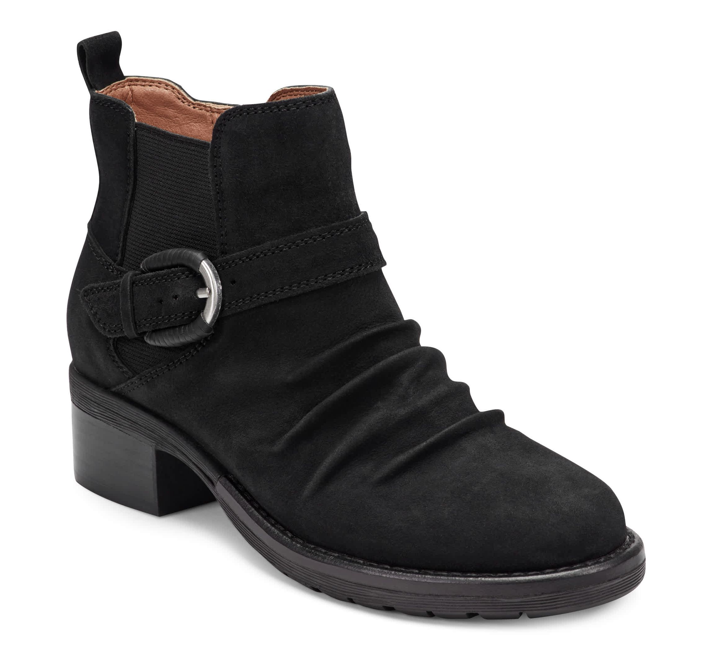 Zane Round Toe Block Heel Casual Ankle Booties