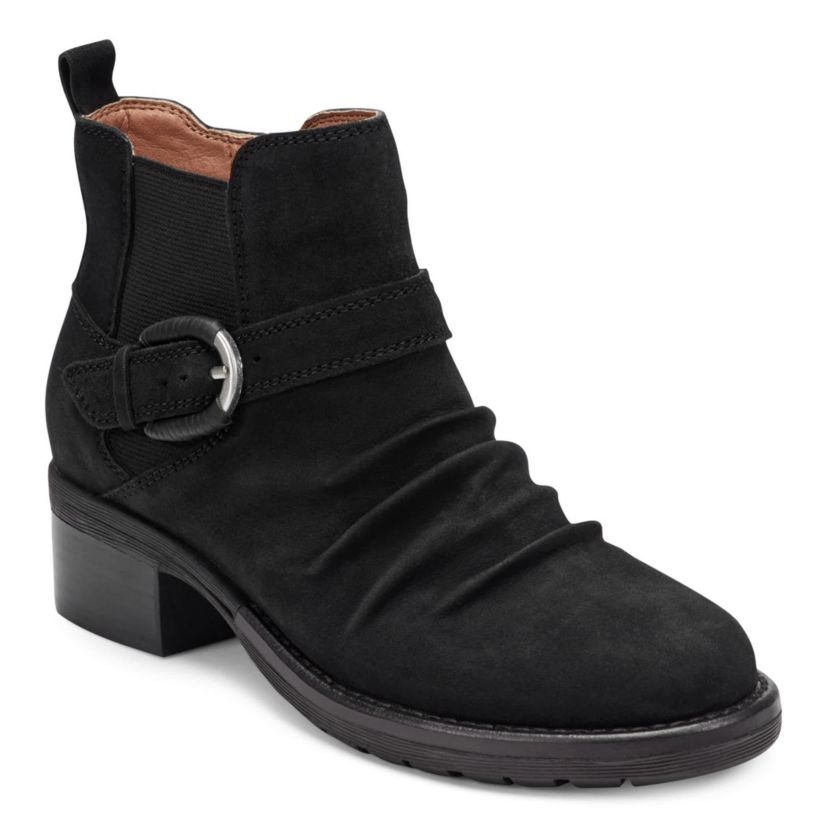 Zane Round Toe Block Heel Casual Ankle Booties