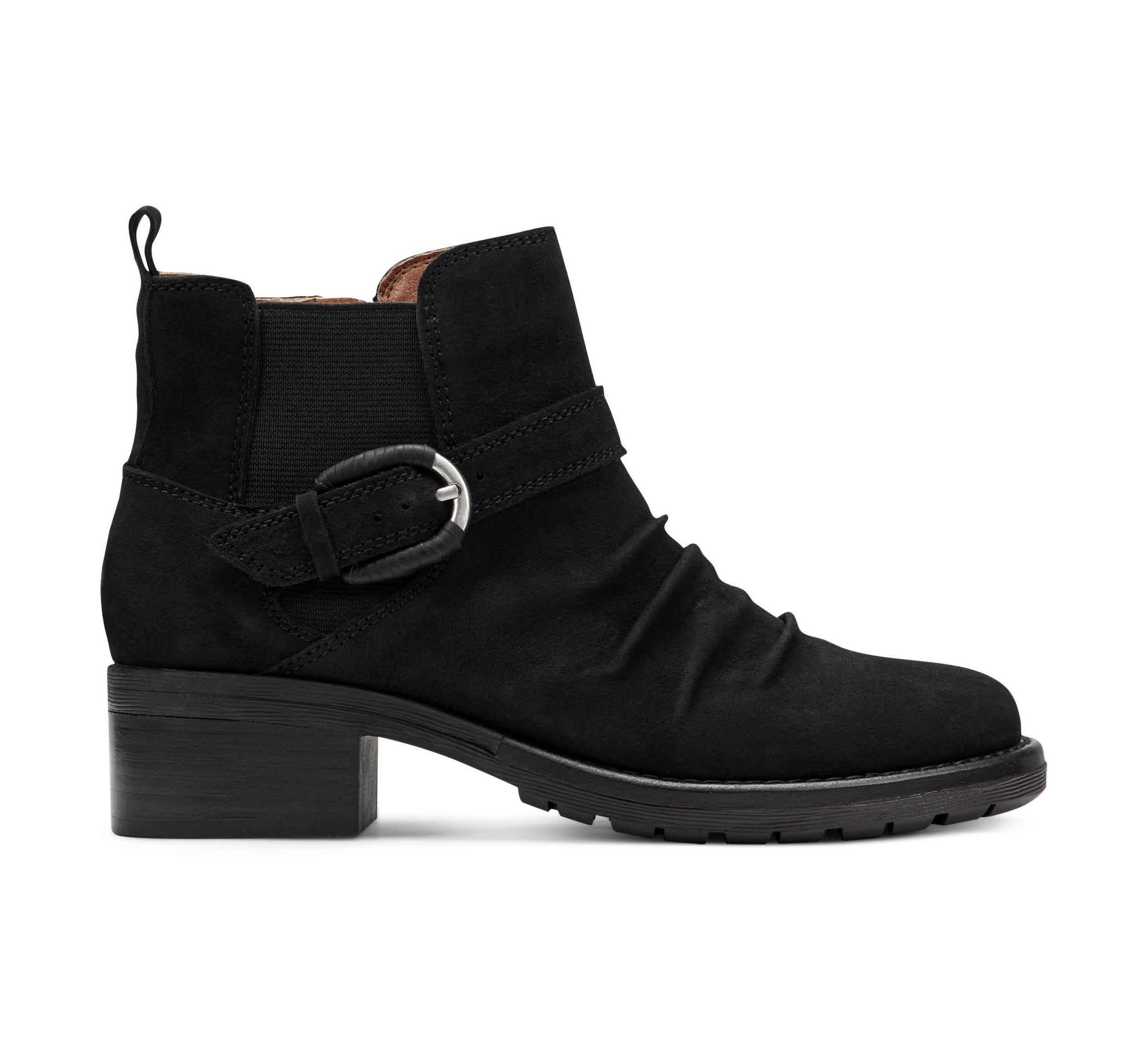 Zane Round Toe Block Heel Casual Ankle Booties