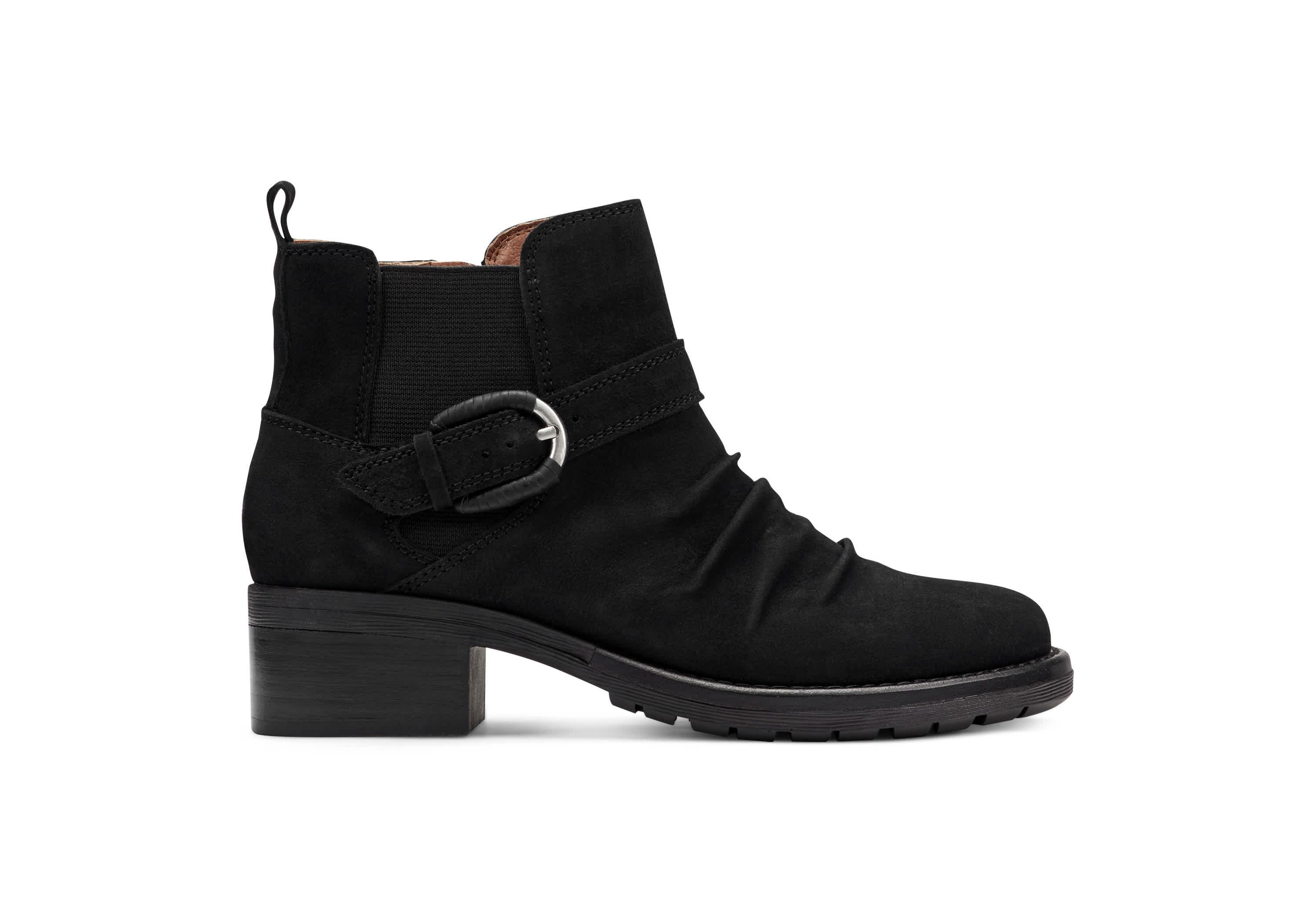 Zane Round Toe Block Heel Casual Ankle Booties