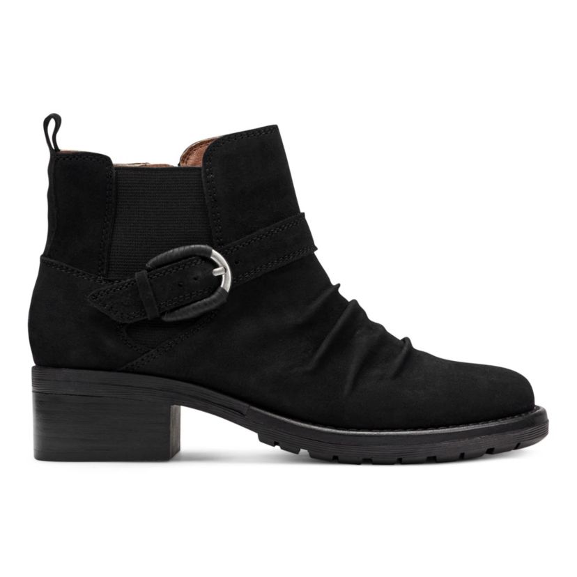 Zane Round Toe Block Heel Casual Ankle Booties