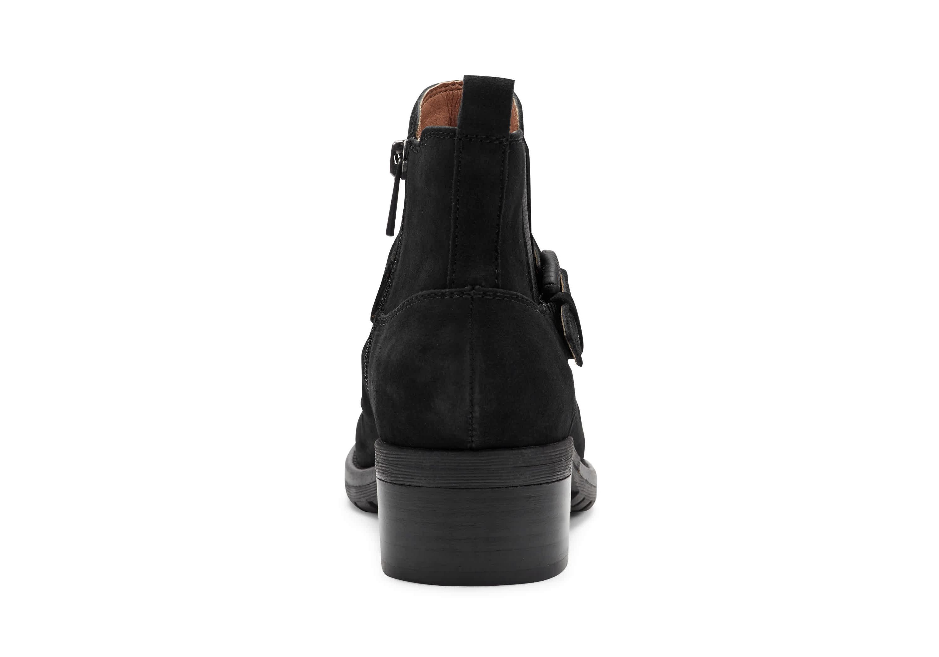 Zane Round Toe Block Heel Casual Ankle Booties