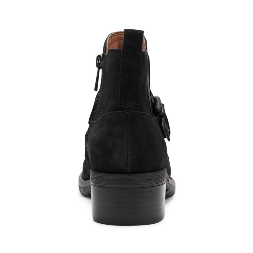 Zane Round Toe Block Heel Casual Ankle Booties