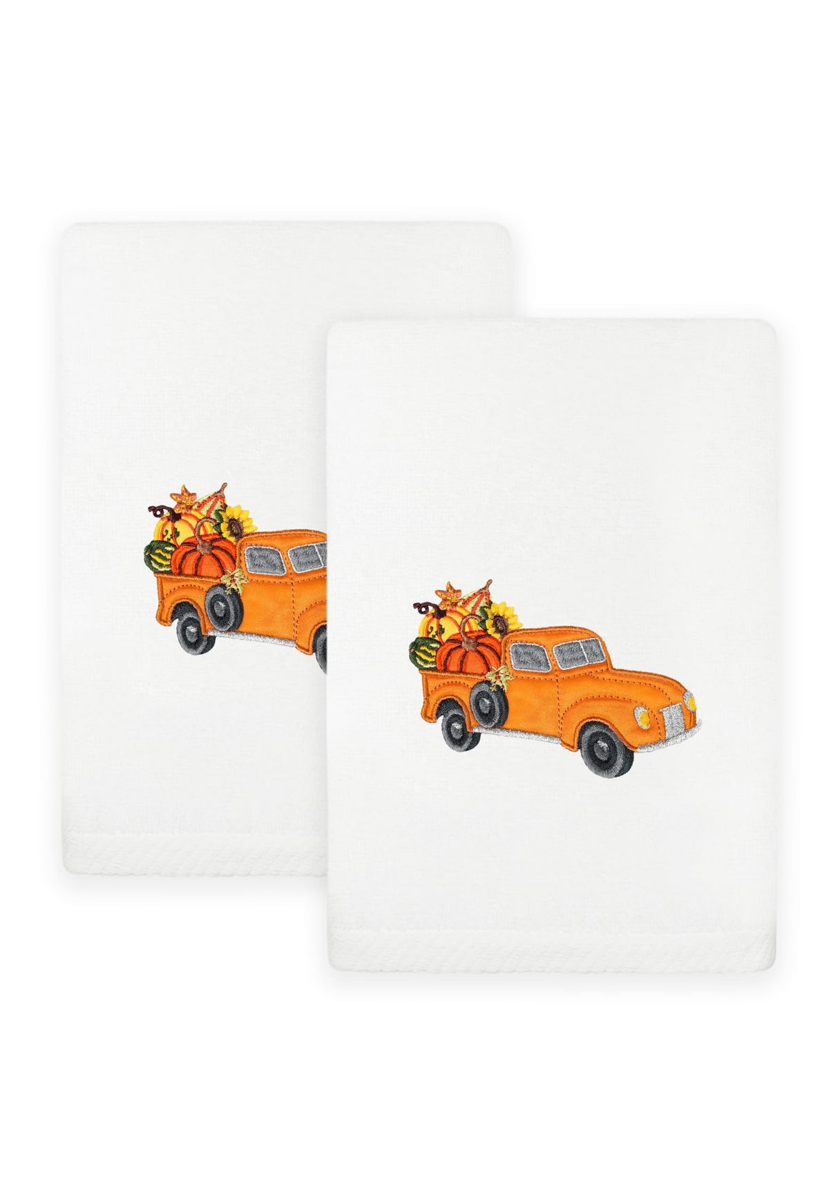 AUTUMN TRUCK Hand Towels Set of 2