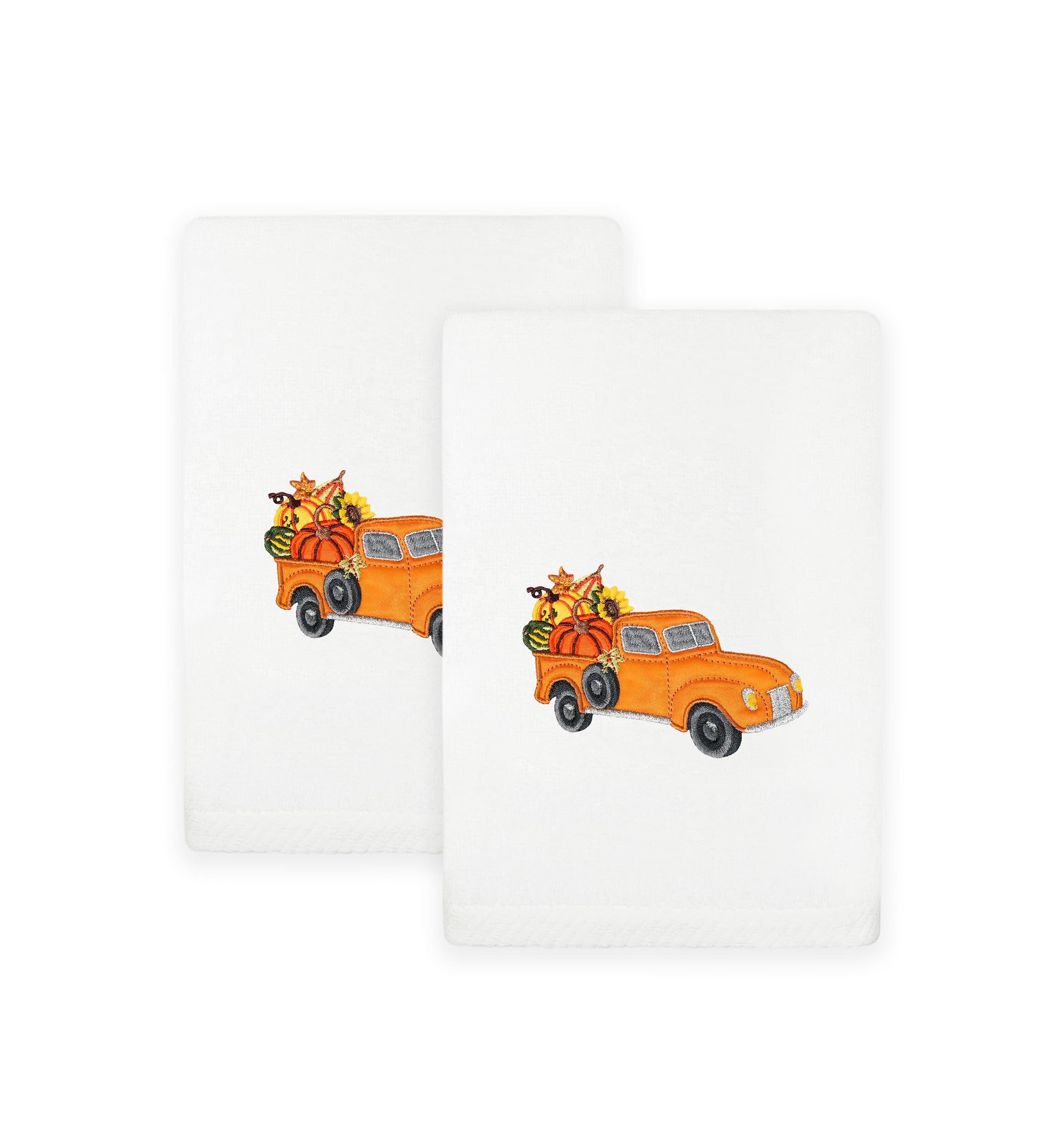 AUTUMN TRUCK Hand Towels Set of 2