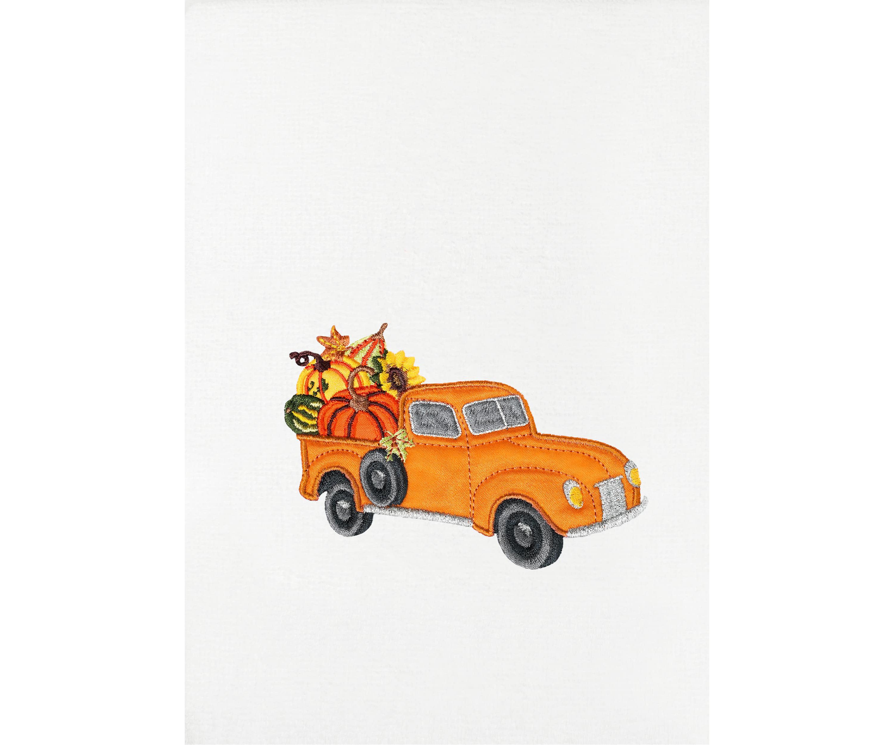 AUTUMN TRUCK Hand Towels Set of 2