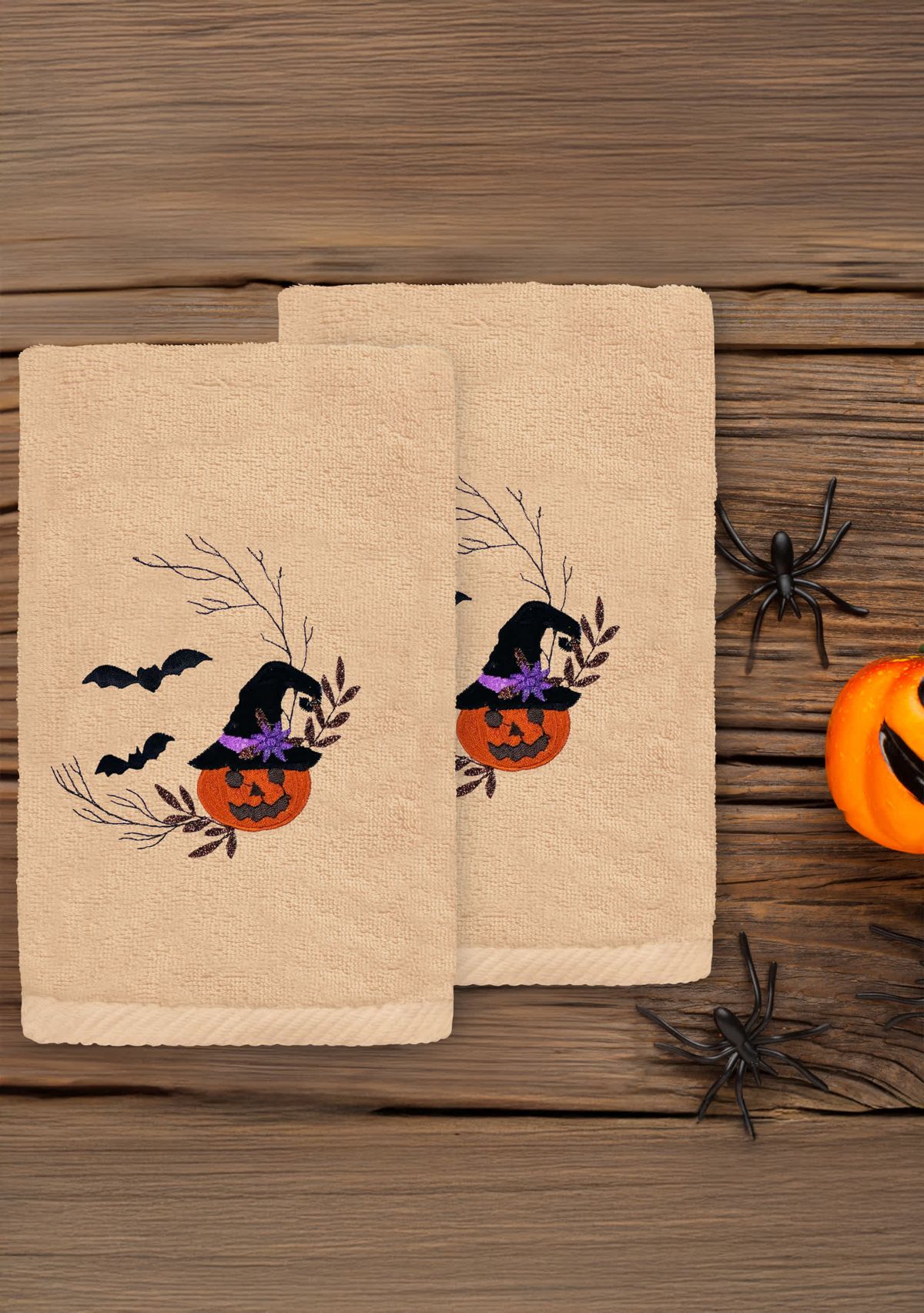 PUMPKIN HEAD Hand Towels Set of 2