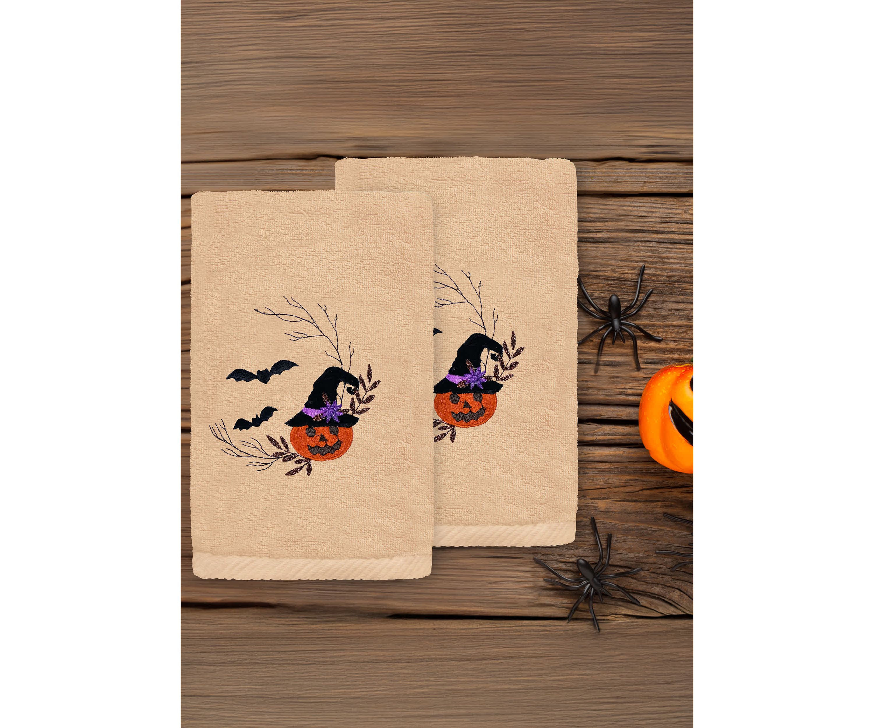 PUMPKIN HEAD Hand Towels Set of 2