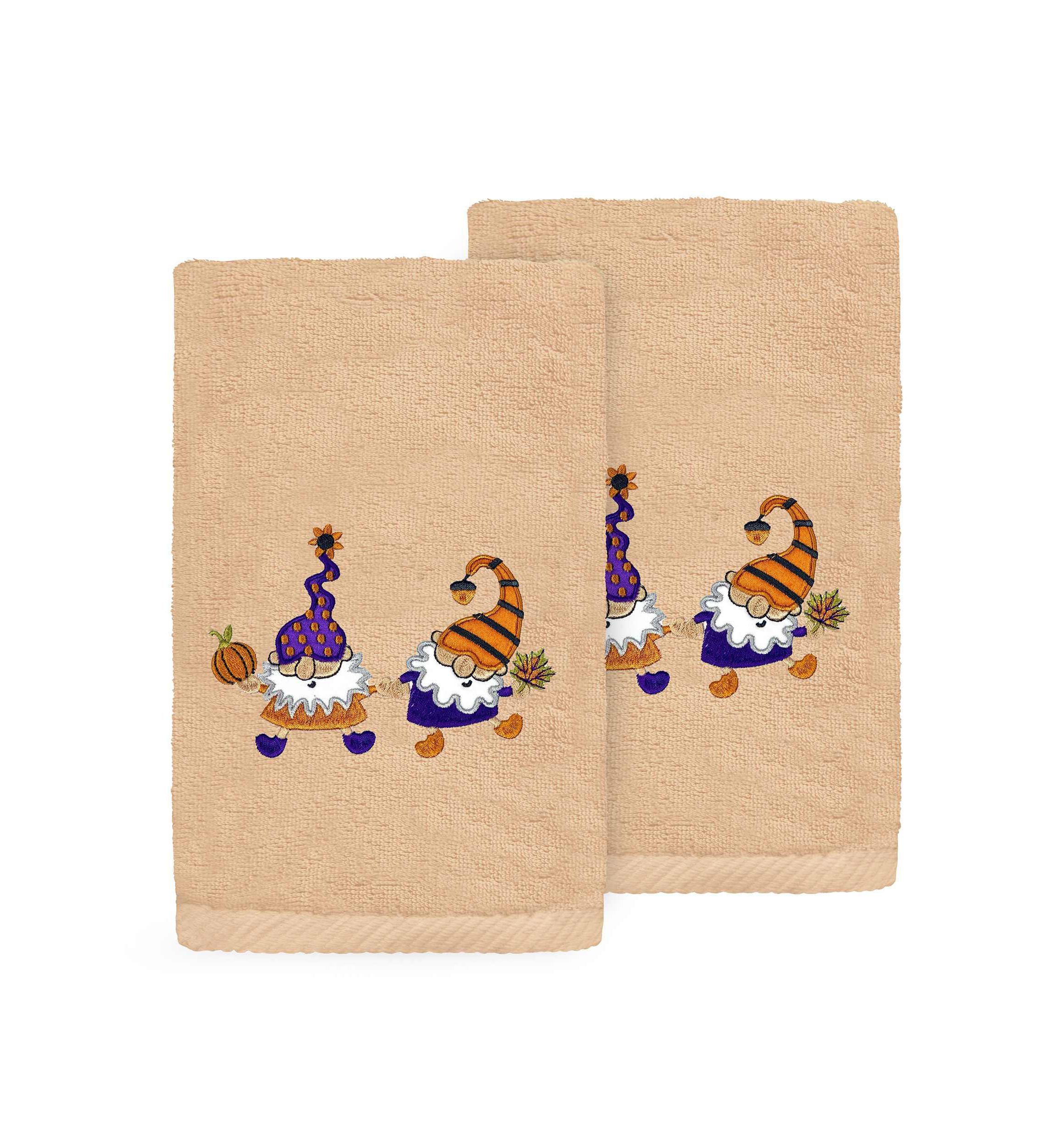 HALLOWEEN GNOMES Hand Towels Set of 2