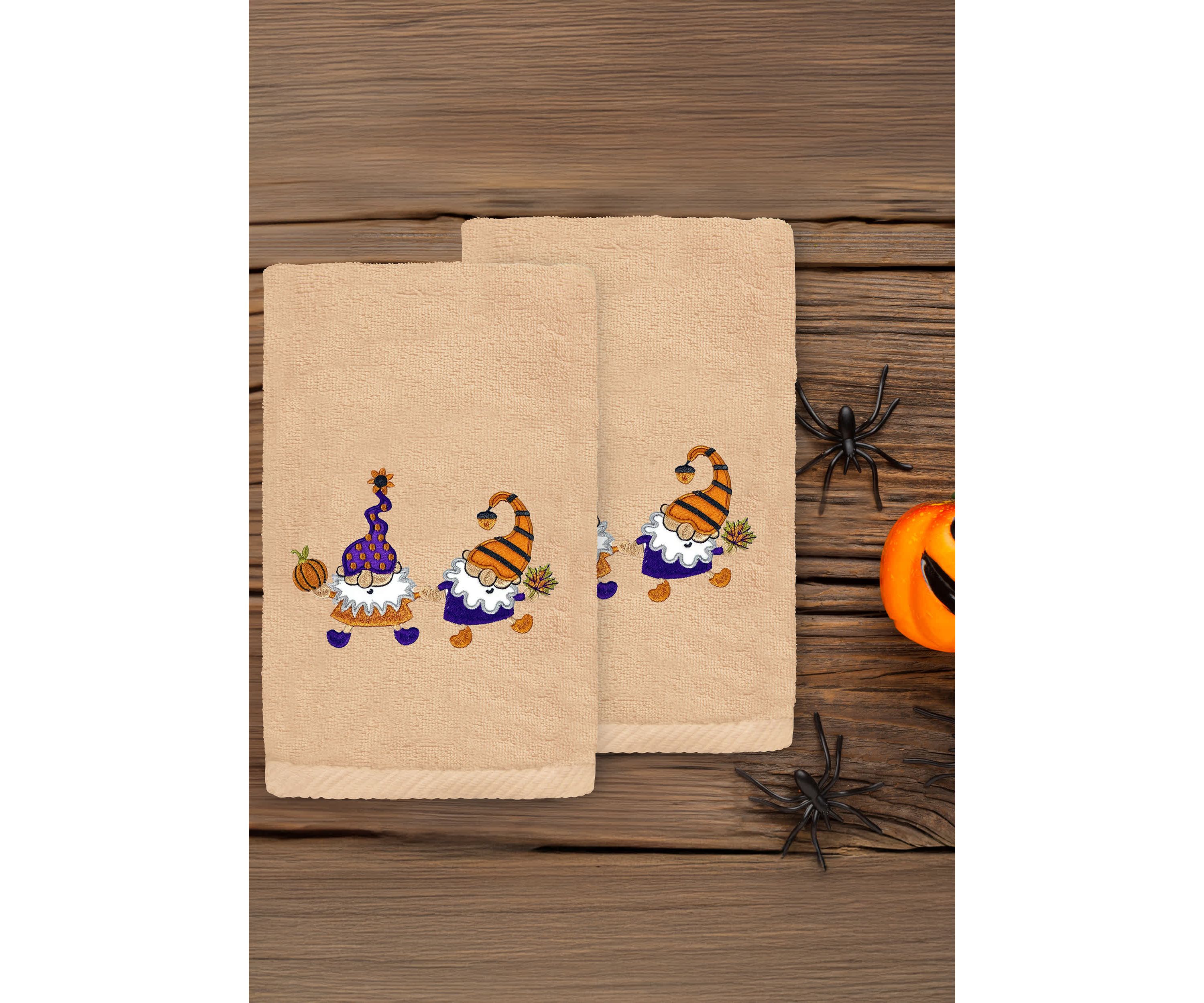 HALLOWEEN GNOMES Hand Towels Set of 2
