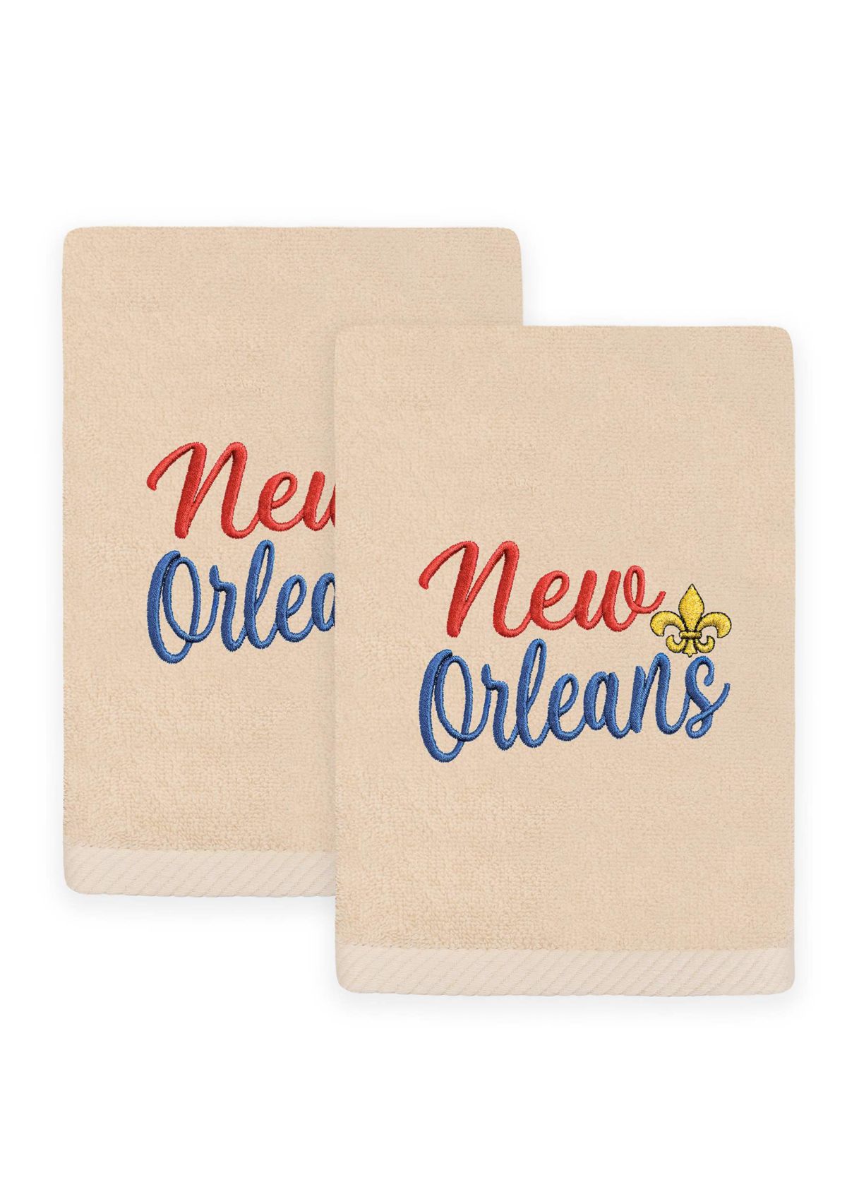 Mardi Gras NEW ORLEANS Hand Towels Set of 2