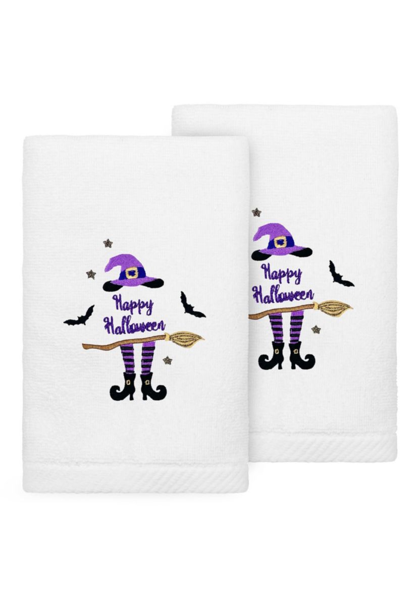 HAT-BROOM-LEGS Hand Towels Set of 2