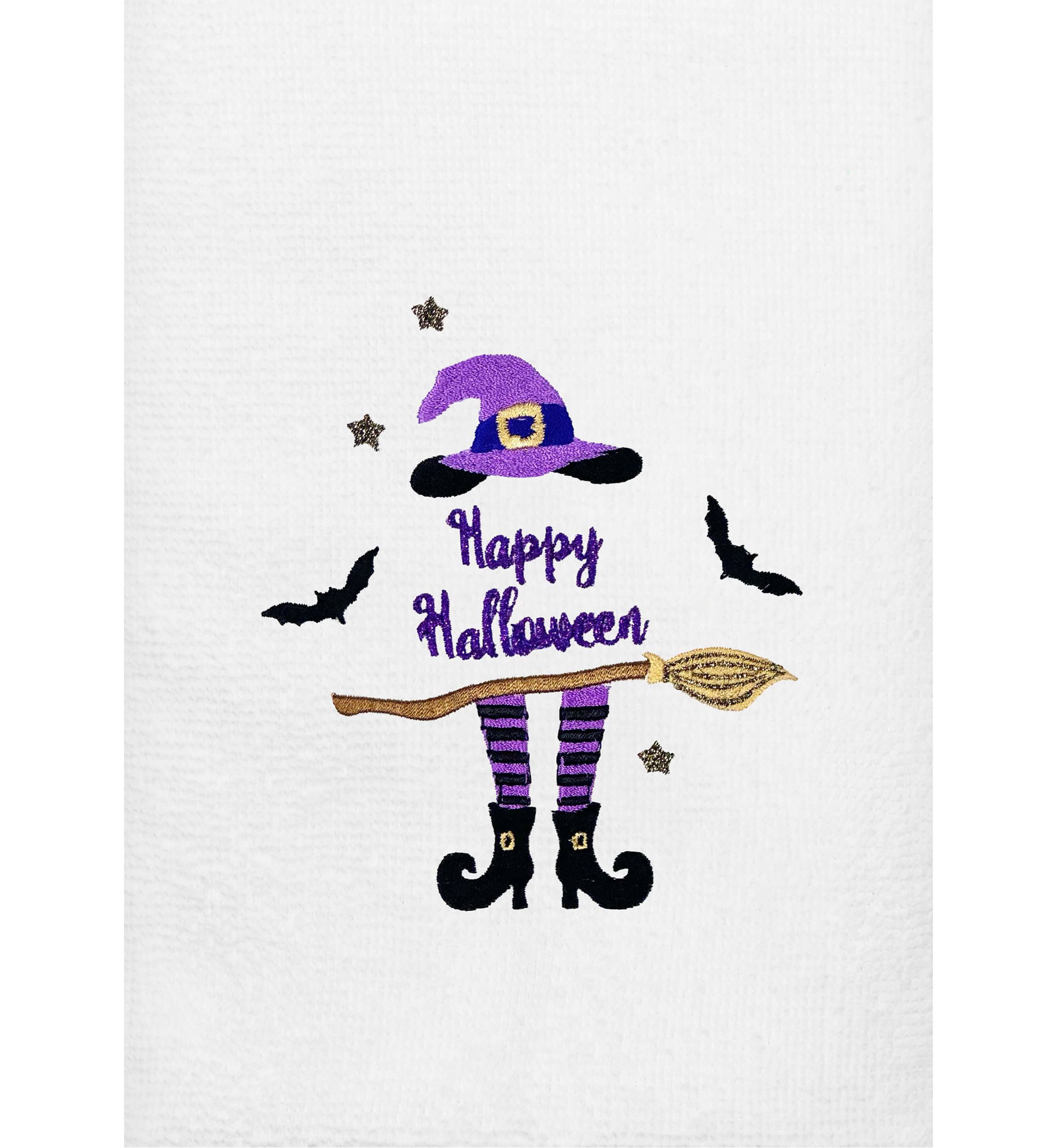HAT-BROOM-LEGS Hand Towels Set of 2