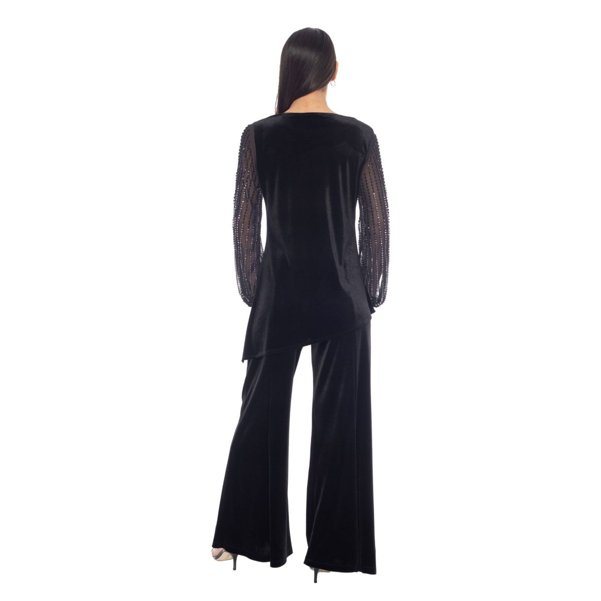2PC Velvet Top and Pant Set