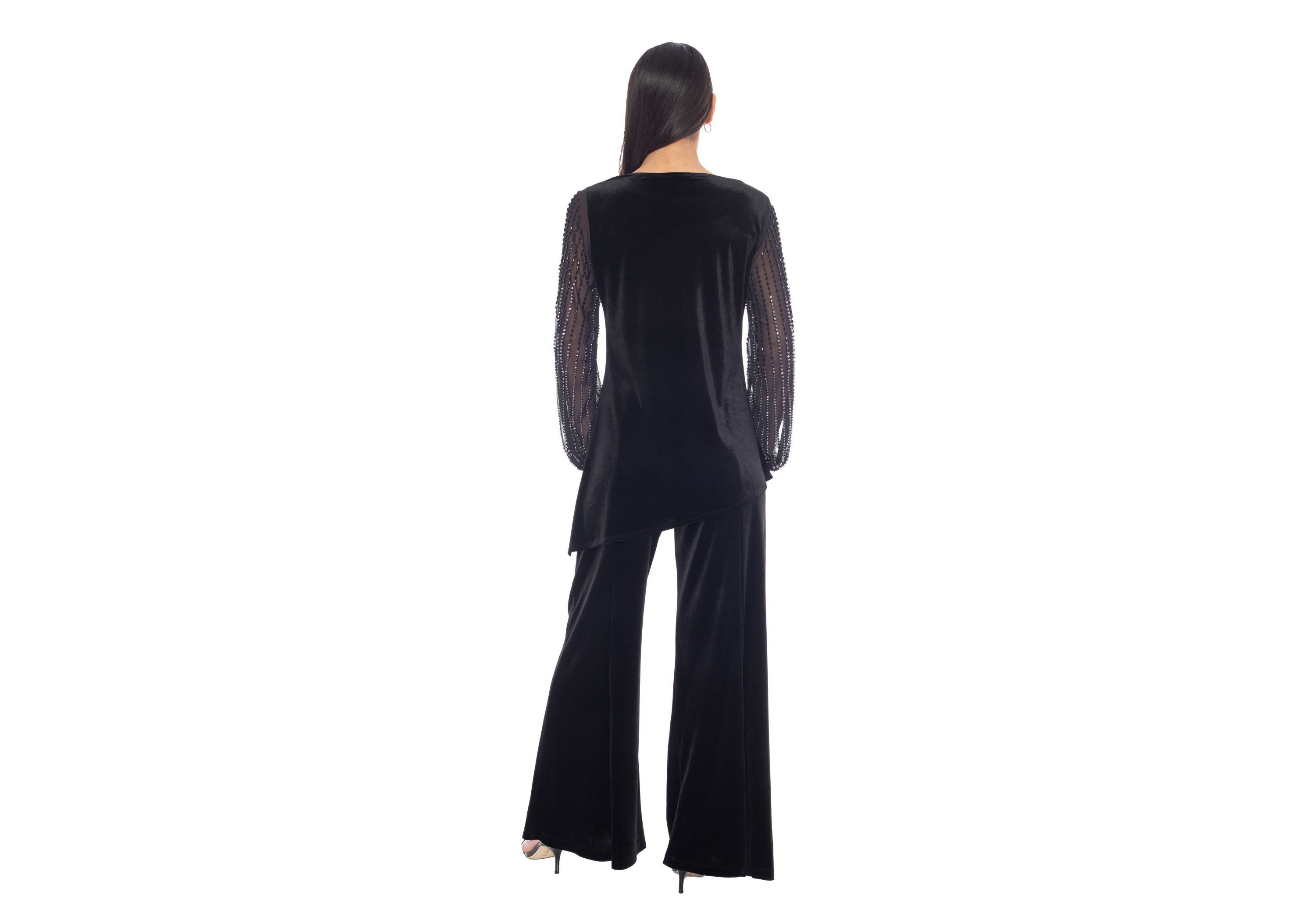 2PC Velvet Top and Pant Set