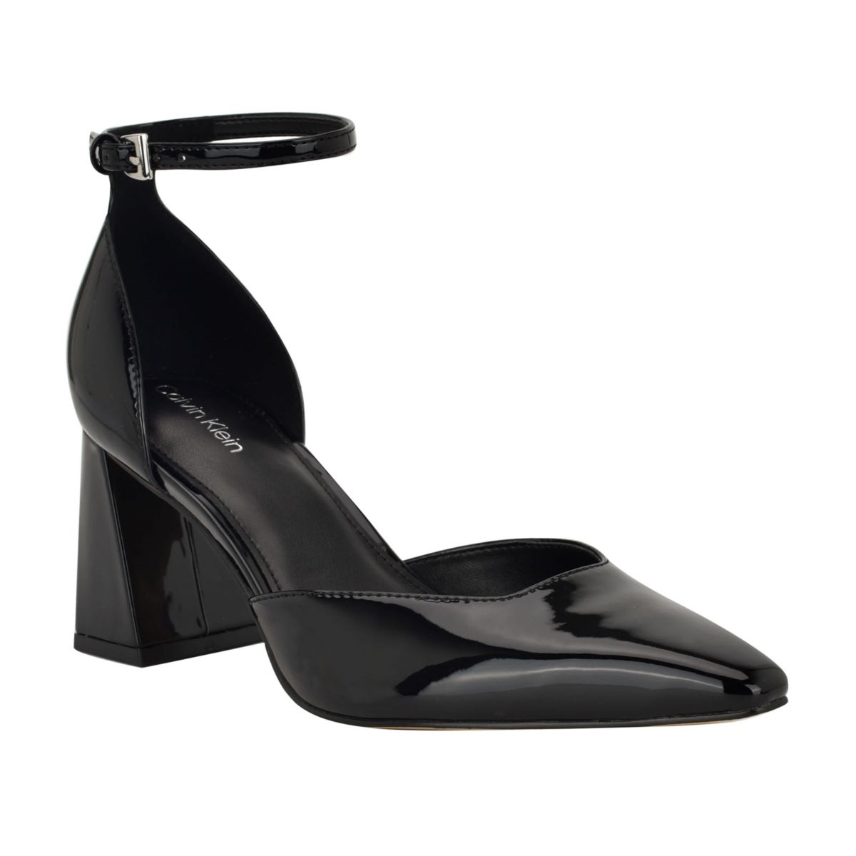 Nalene Pointy Toe Block Heel Dress Pumps