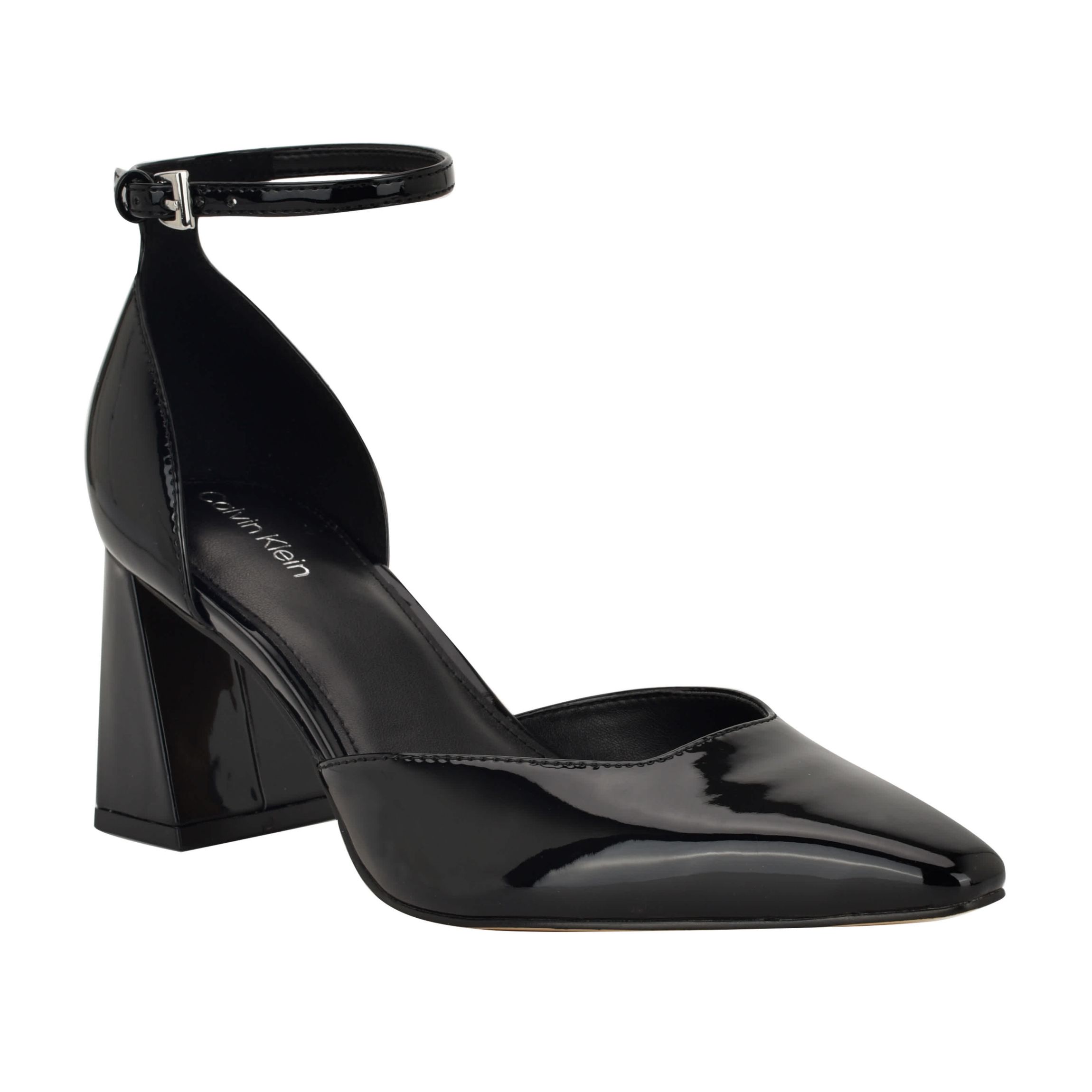 Nalene Pointy Toe Block Heel Dress Pumps