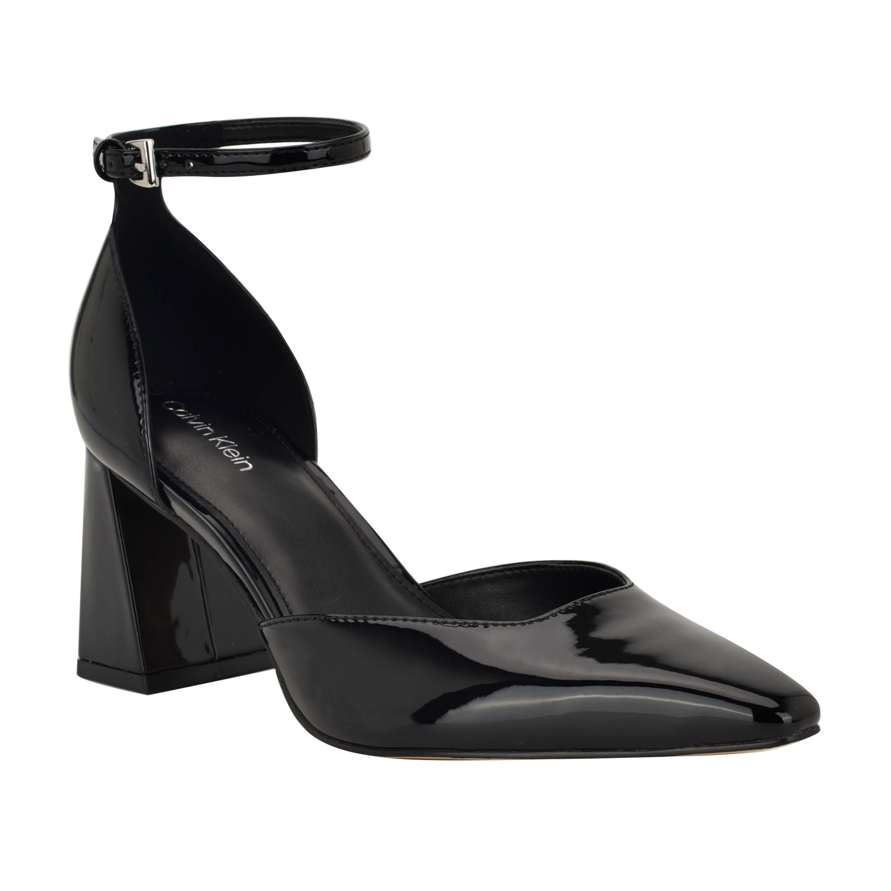 Nalene Pointy Toe Block Heel Dress Pumps