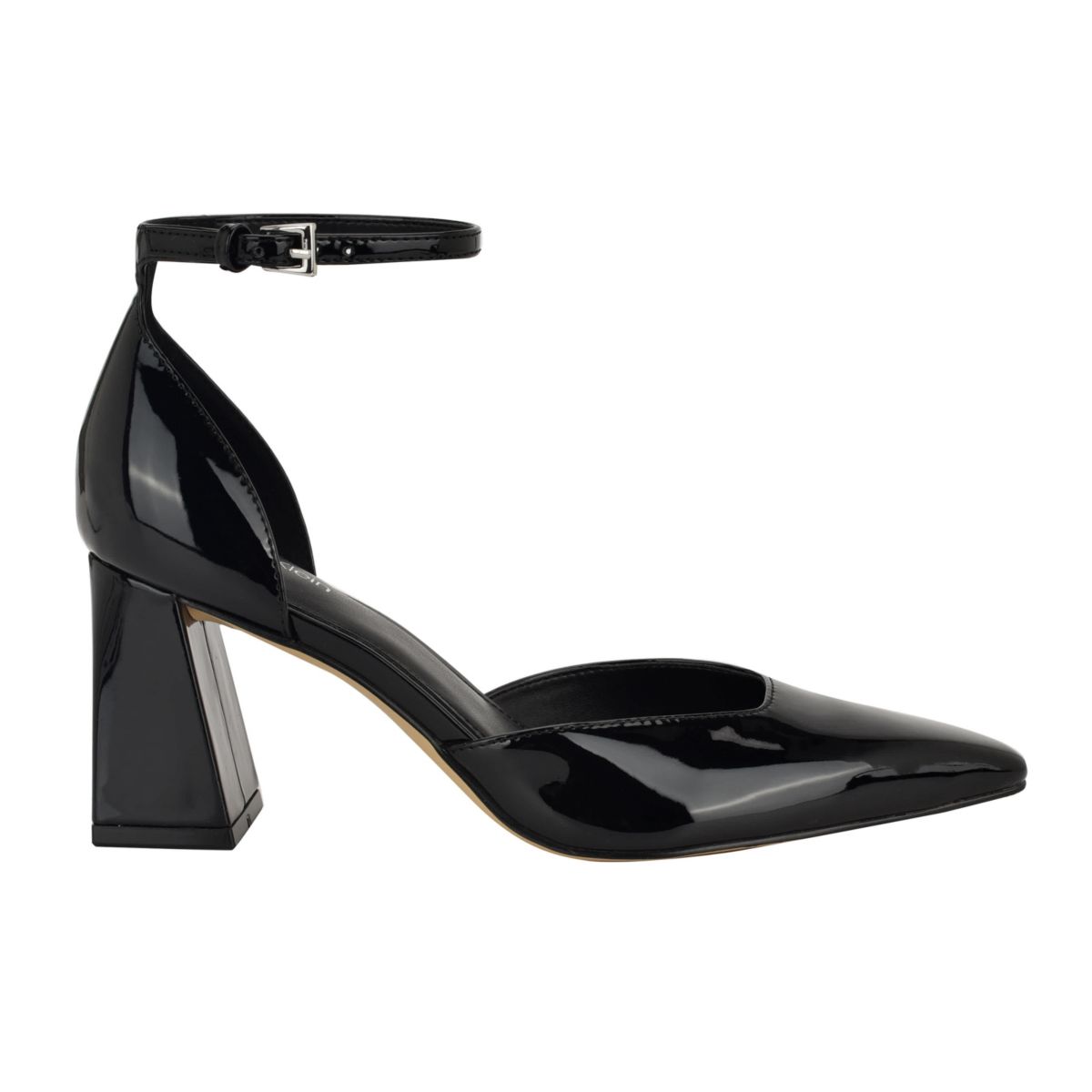Nalene Pointy Toe Block Heel Dress Pumps