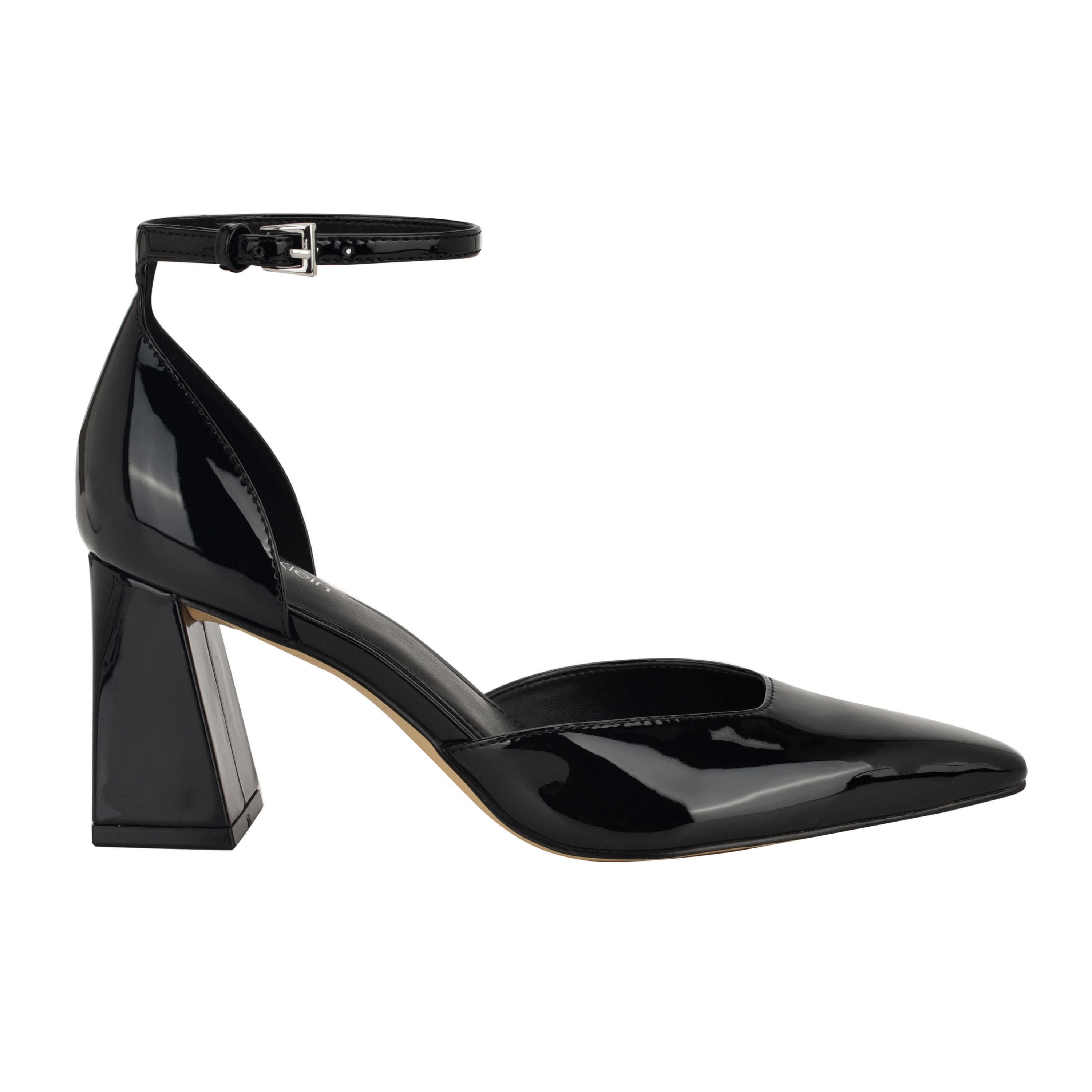 Nalene Pointy Toe Block Heel Dress Pumps