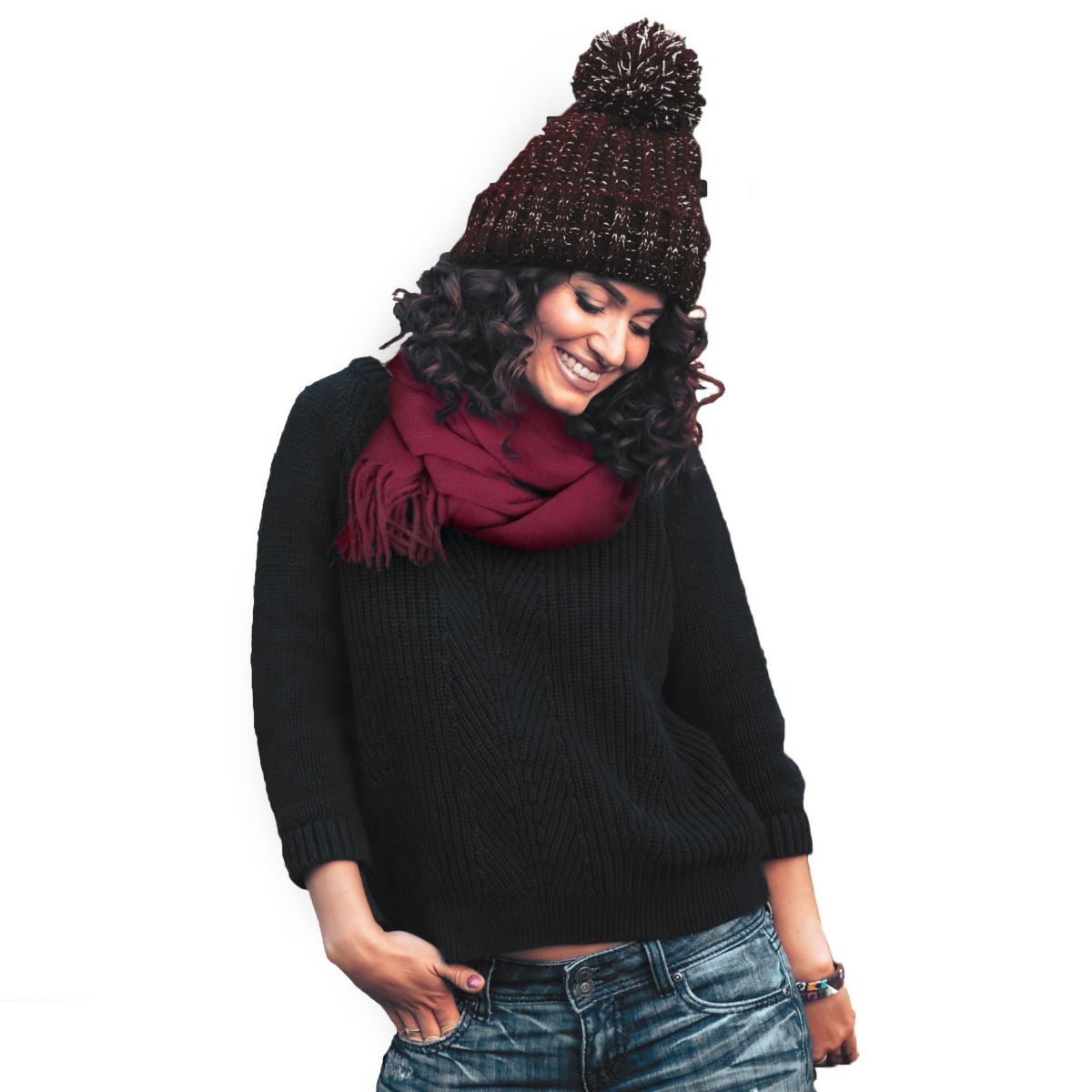 Classic Fringe Wool Scarf