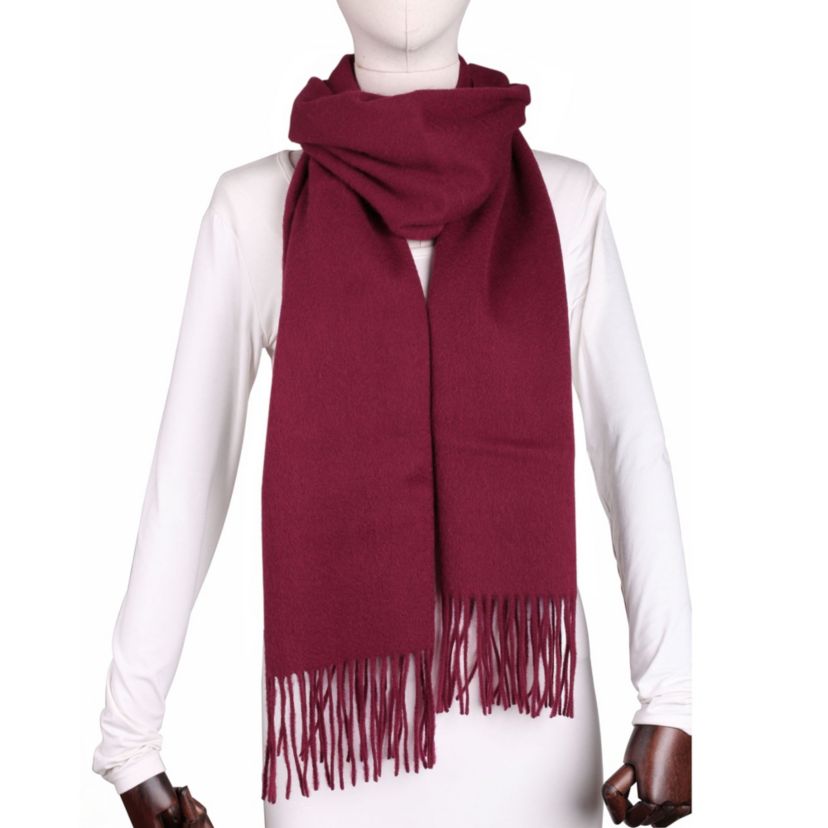 Classic Fringe Wool Scarf