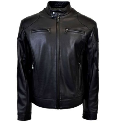 Victory Outfitters Men's Genuine Leather Multi Pocket Jacket