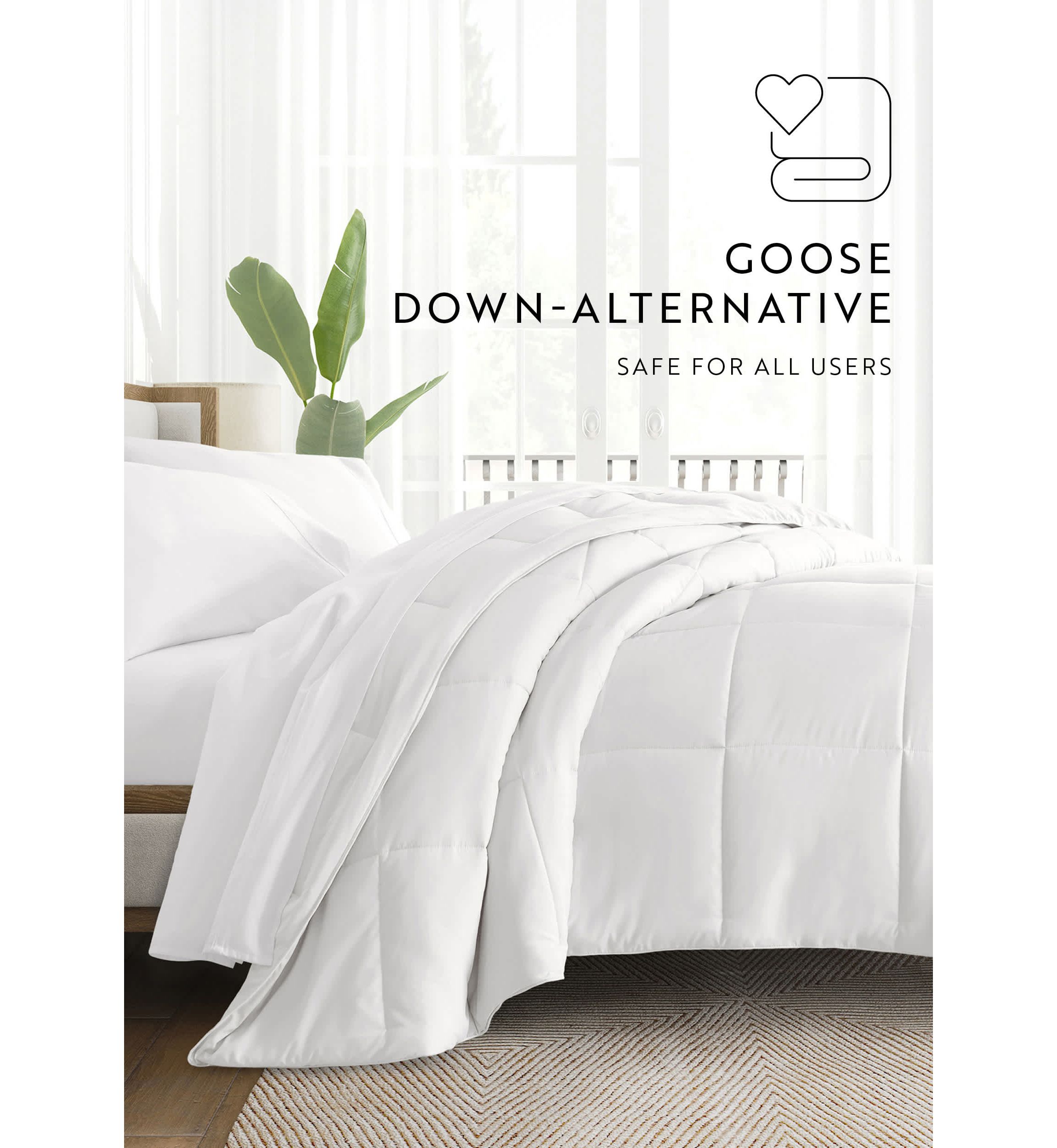Ultra Soft Microfiber Down-Alternative White Duvet Insert